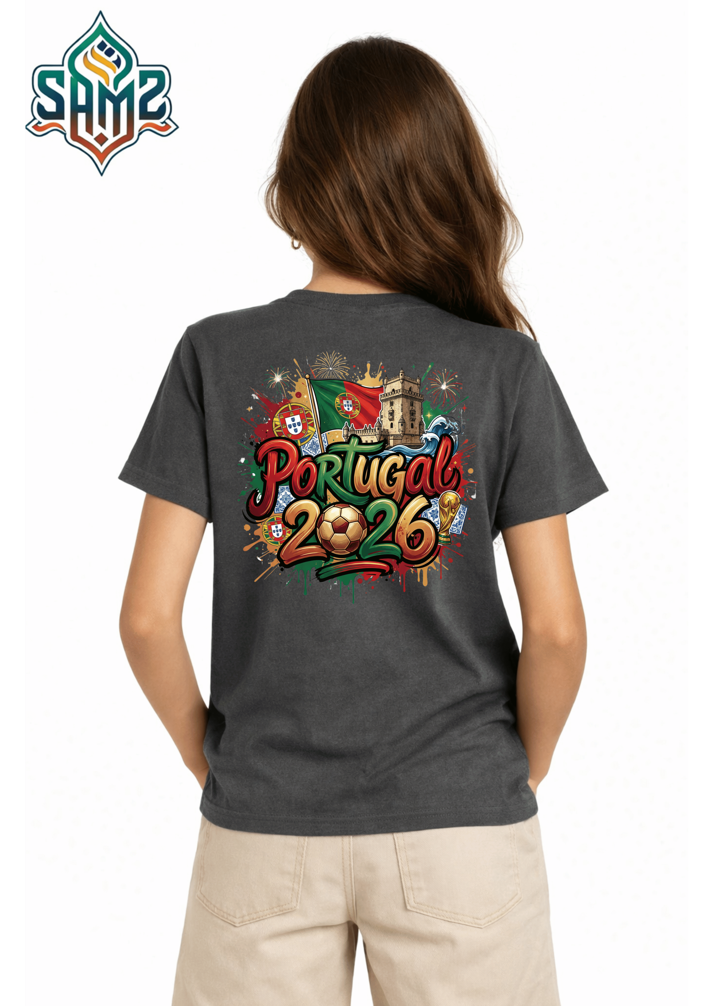 Portugal 2026 – Premium DTF Transfer for FIFA World Cup 2026 Fan Shirts Germany | SAMZ 24