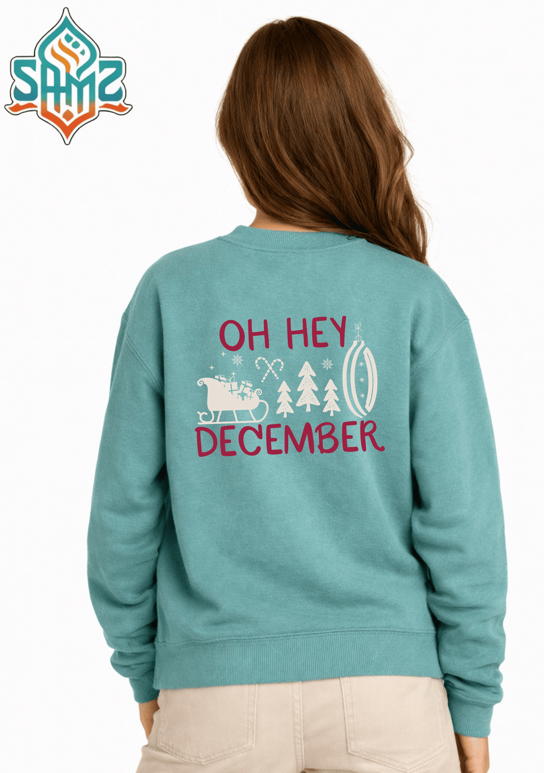 Oh Hey December – Premium DTF Transfer Print for T-Shirts | Custom Heat Transfer Unisex | High Quality Shirt Printing | SAMZ 24