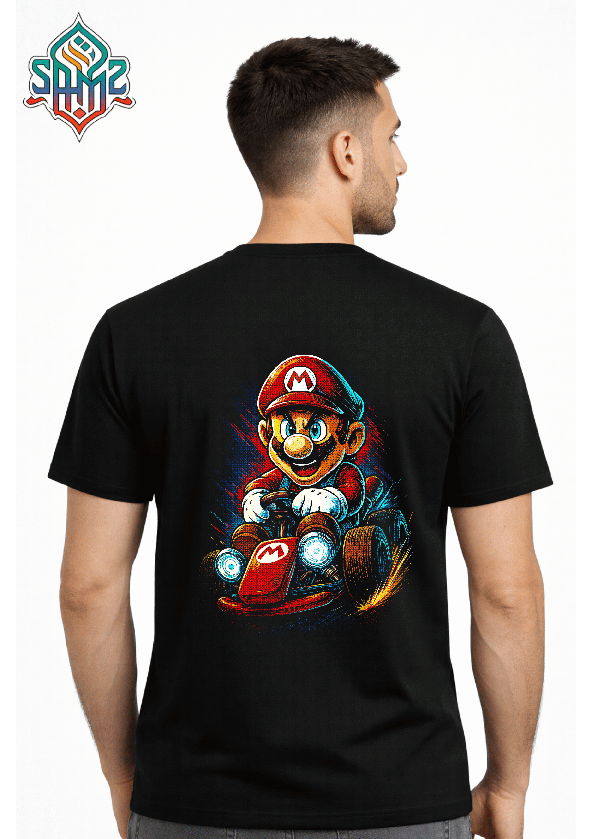 Mario Kart Racing Character – Premium DTF Transfer Print for T-Shirts | Custom Heat Transfer Design Unisex | High Quality Shirt Printing | SAMZ 24