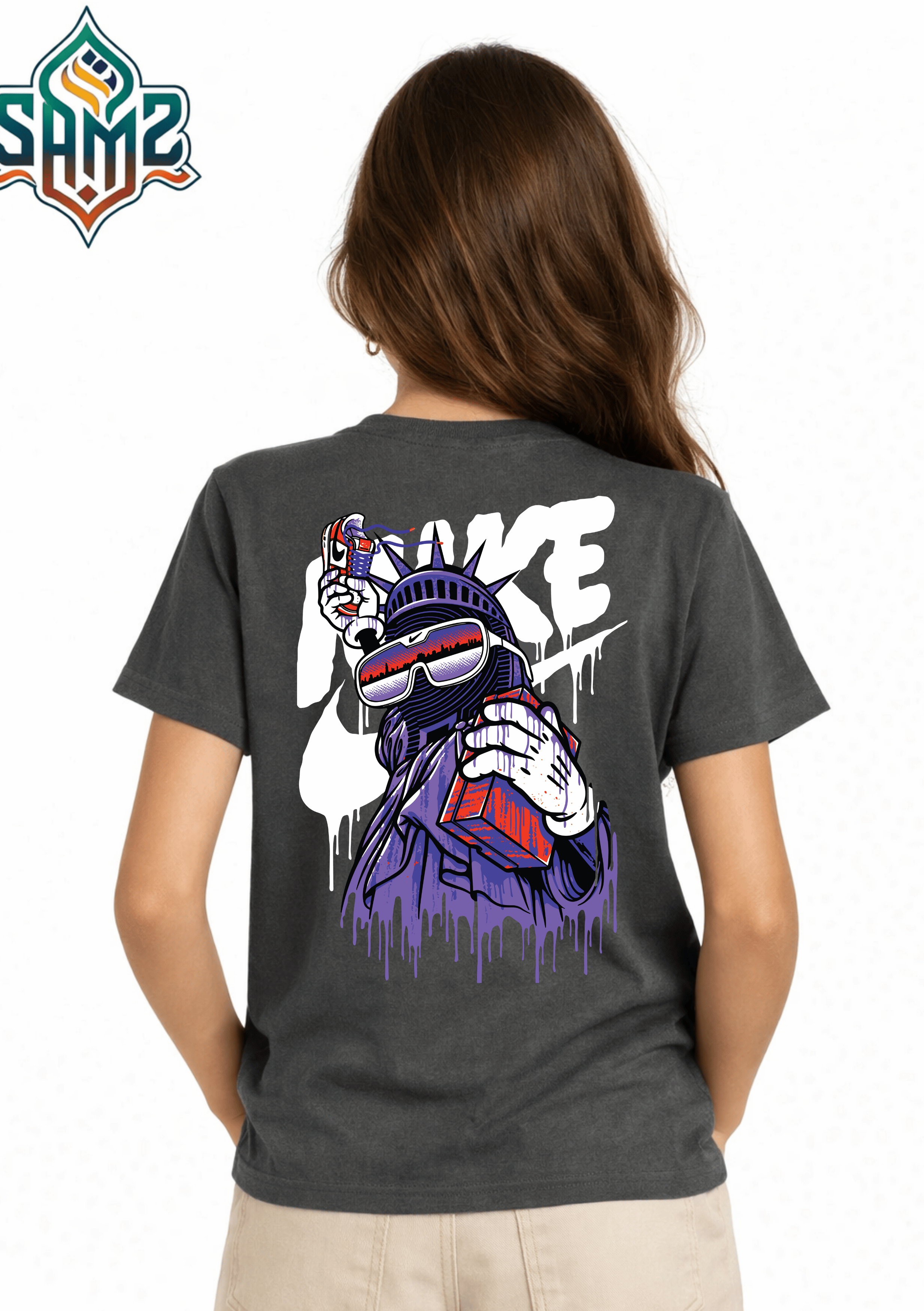 Energetic Nike – Premium DTF Transfer Print for T-Shirts | Custom Heat Transfer Design for Men Women Kids | High Quality Graphic Shirt Printing | SAMZ 24