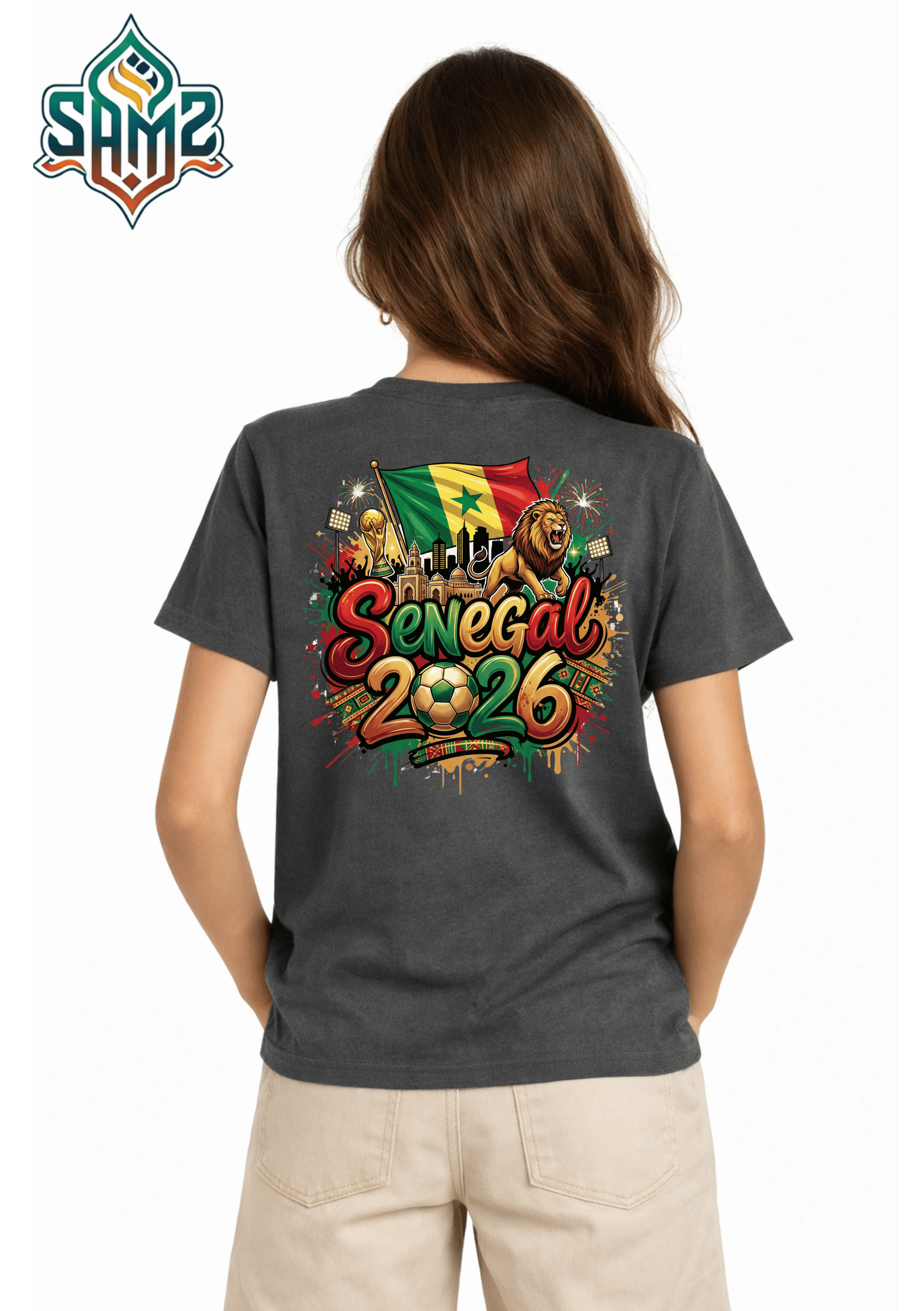 Senegal 2026 – Premium DTF Transfer for FIFA World Cup 2026 Fan Shirts Germany | SAMZ 24