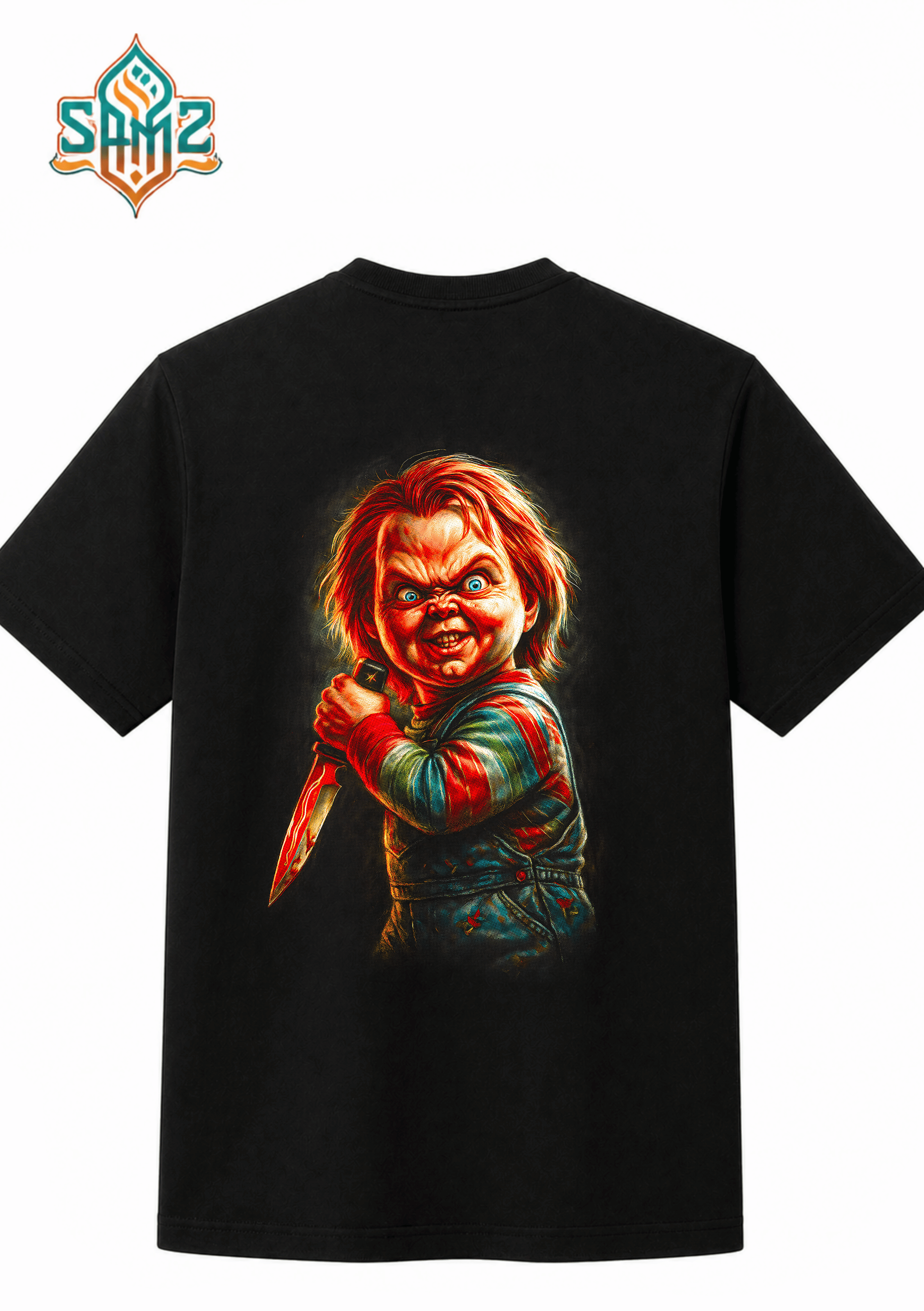 Chucky The Child's Play Dynamic Print – Premium DTF Transfer Print for T-Shirts | Custom Heat Transfer Design Unisex | High Quality Shirt Printing | SAMZ 24