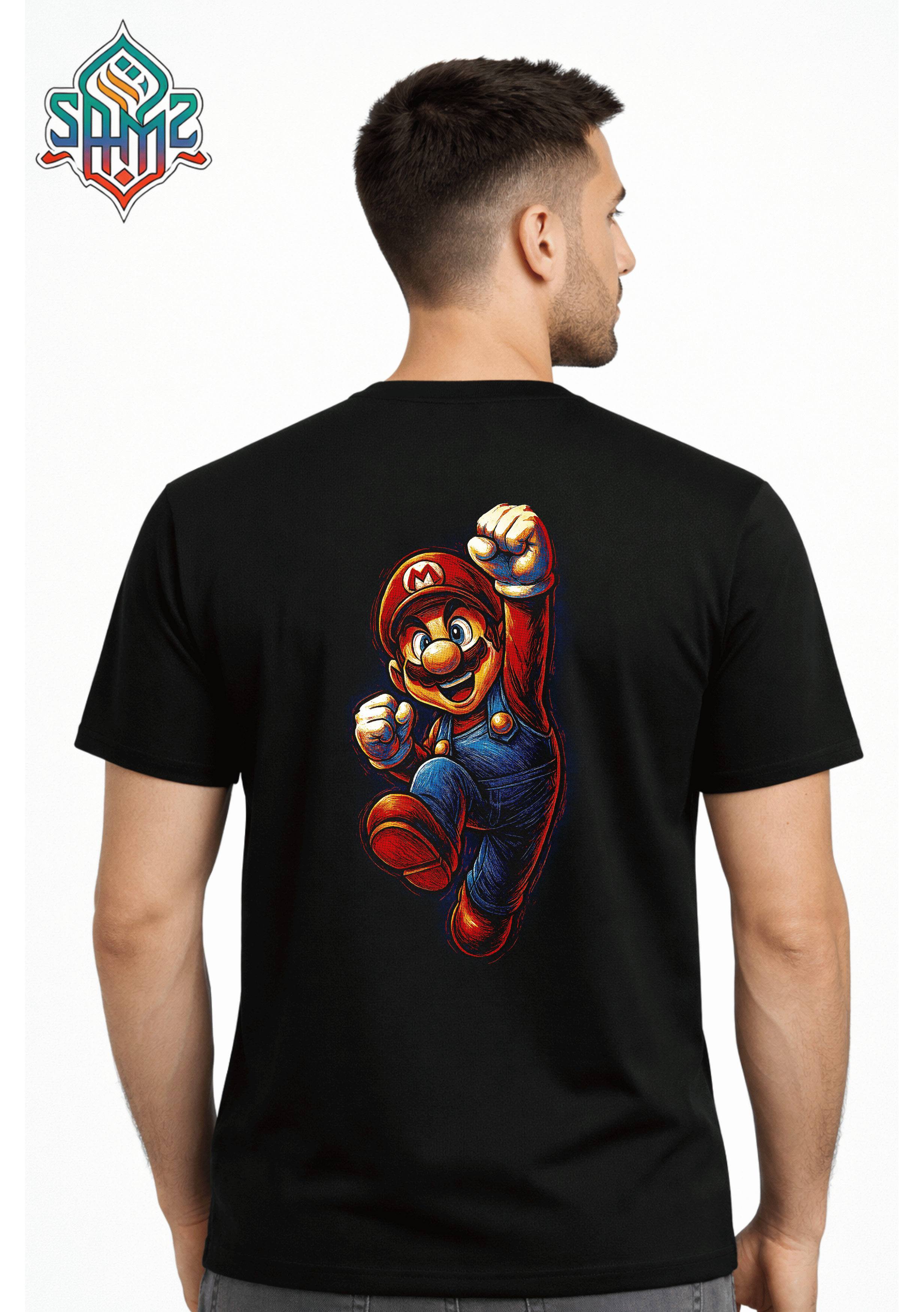 The Super Mario – Premium DTF Transfer Print for T-Shirts | Custom Heat Transfer Design Unisex | High Quality Shirt Printing | SAMZ 24