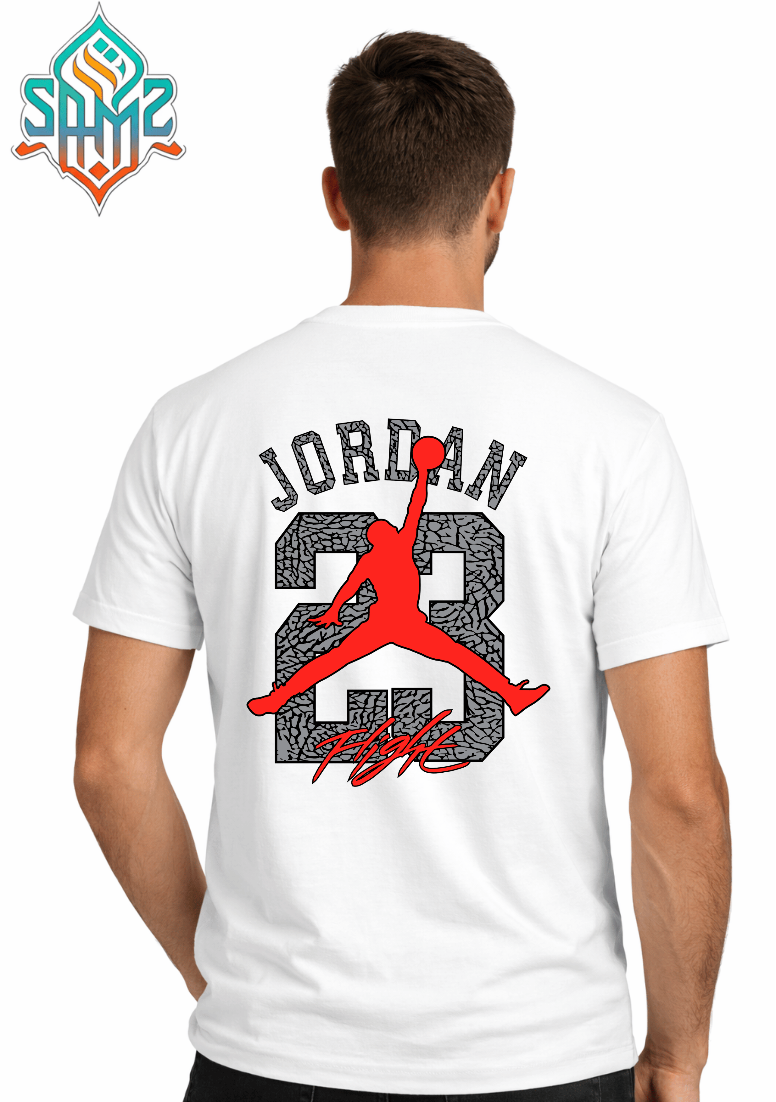 Jordan 23 Flight – Premium DTF Transfer Print for T-Shirts | Custom Heat Transfer Design Unisex | High Quality Shirt Printing | SAMZ 24