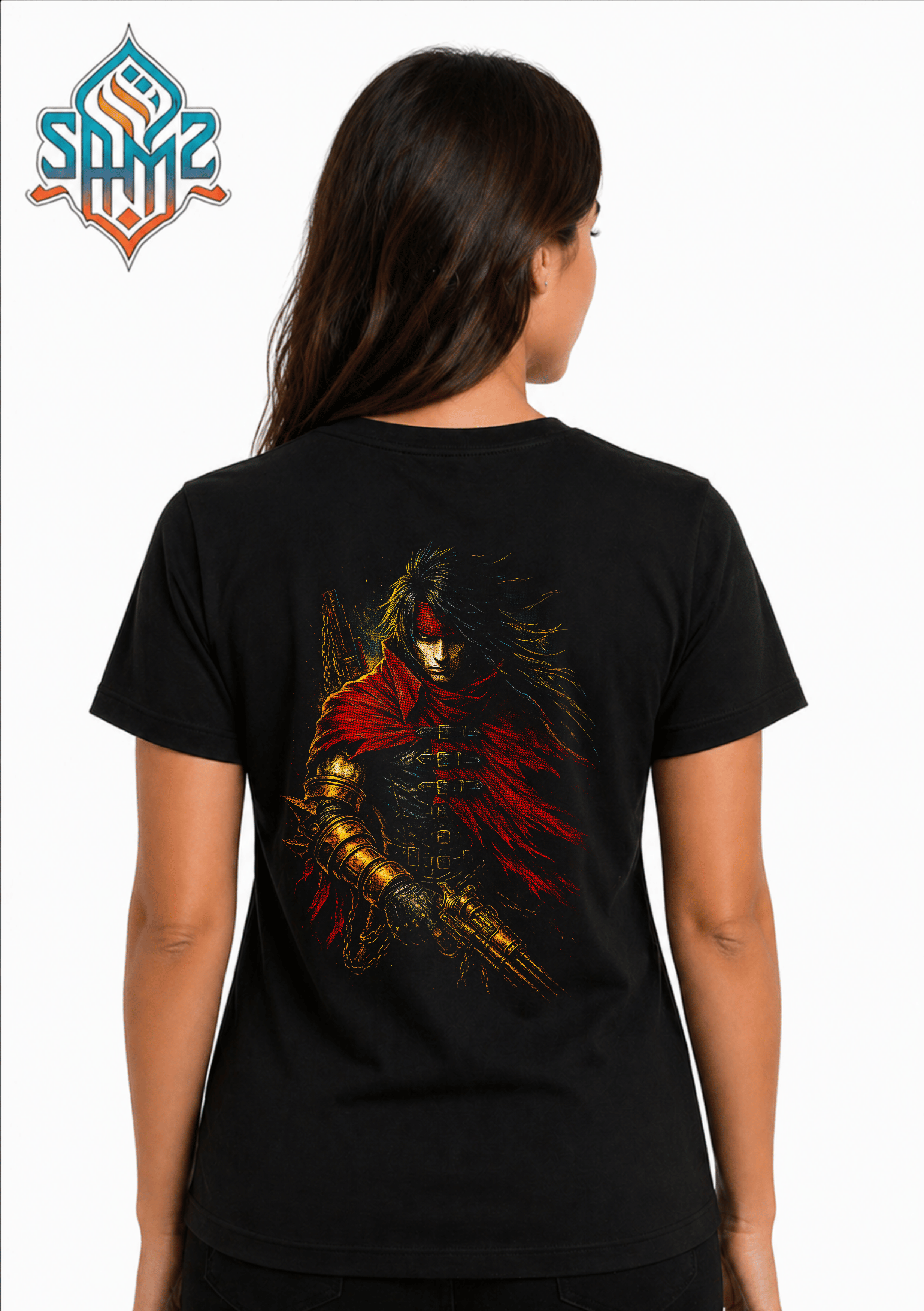 Vincent Valentine – Premium DTF Transfer Print for T-Shirts | Custom Heat Transfer Design Unisex | High Quality Shirt Printing | SAMZ 24