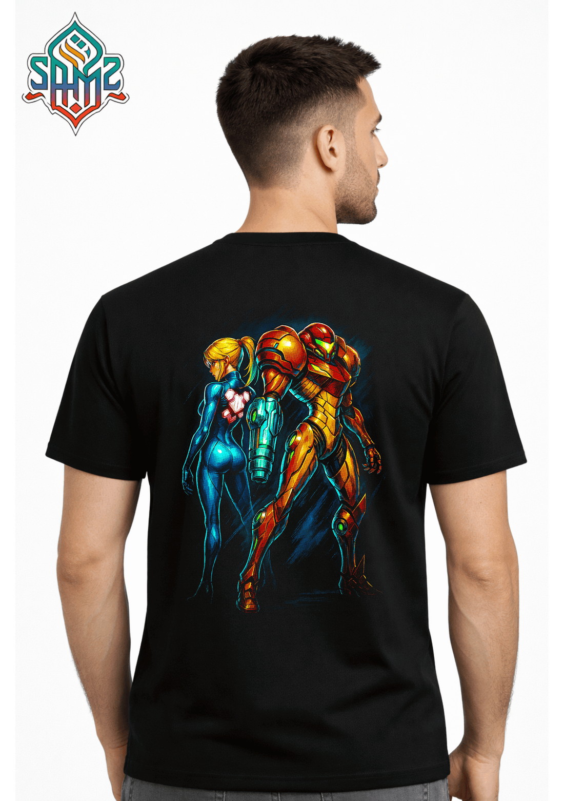 Metroid Artwork – Premium DTF Transfer Print for T-Shirts | Custom Heat Transfer Design Unisex | High Quality Shirt Printing | SAMZ 24