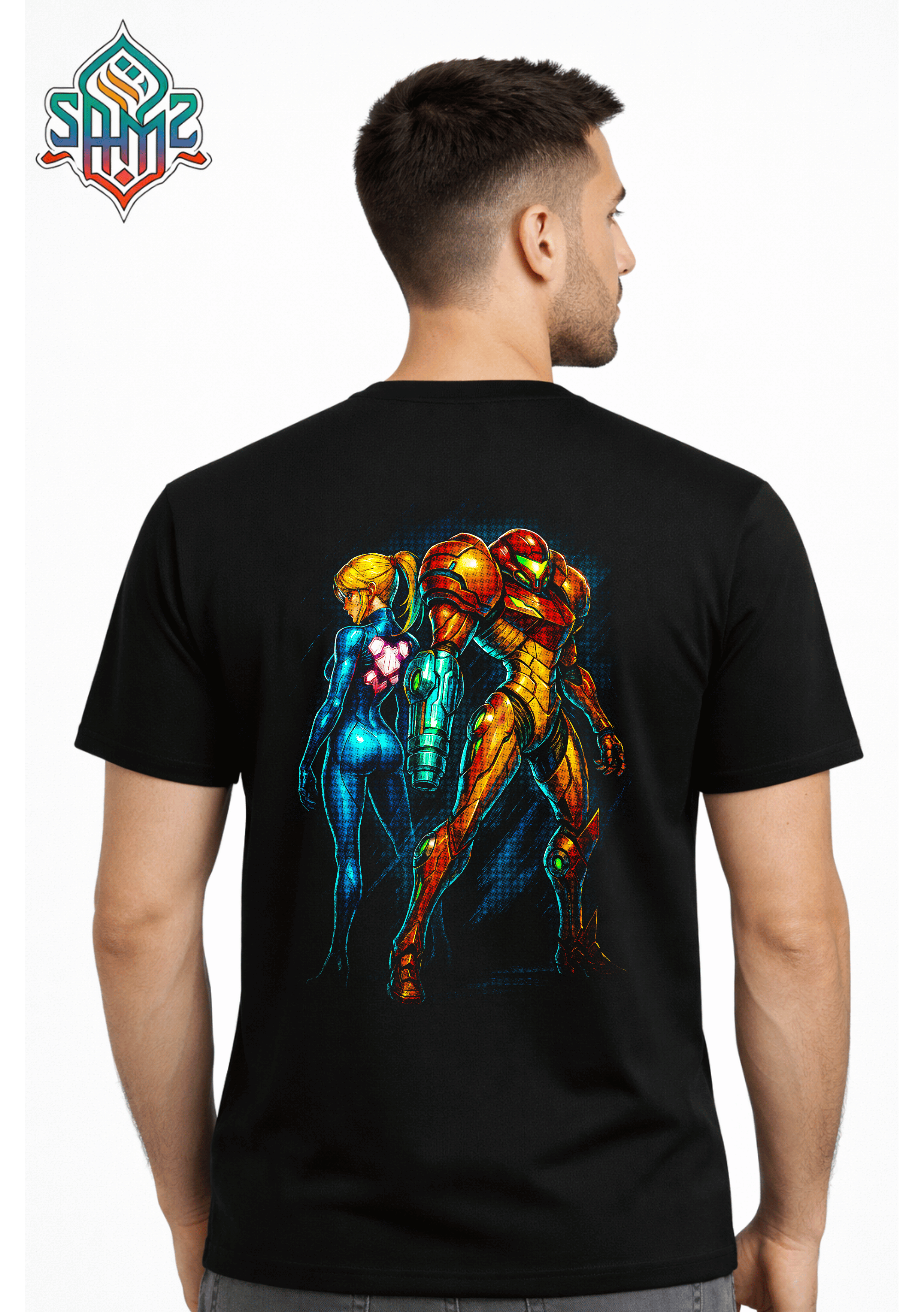 Metroid Artwork – Premium DTF Transfer Print for T-Shirts | Custom Heat Transfer Design Unisex | High Quality Shirt Printing | SAMZ 24