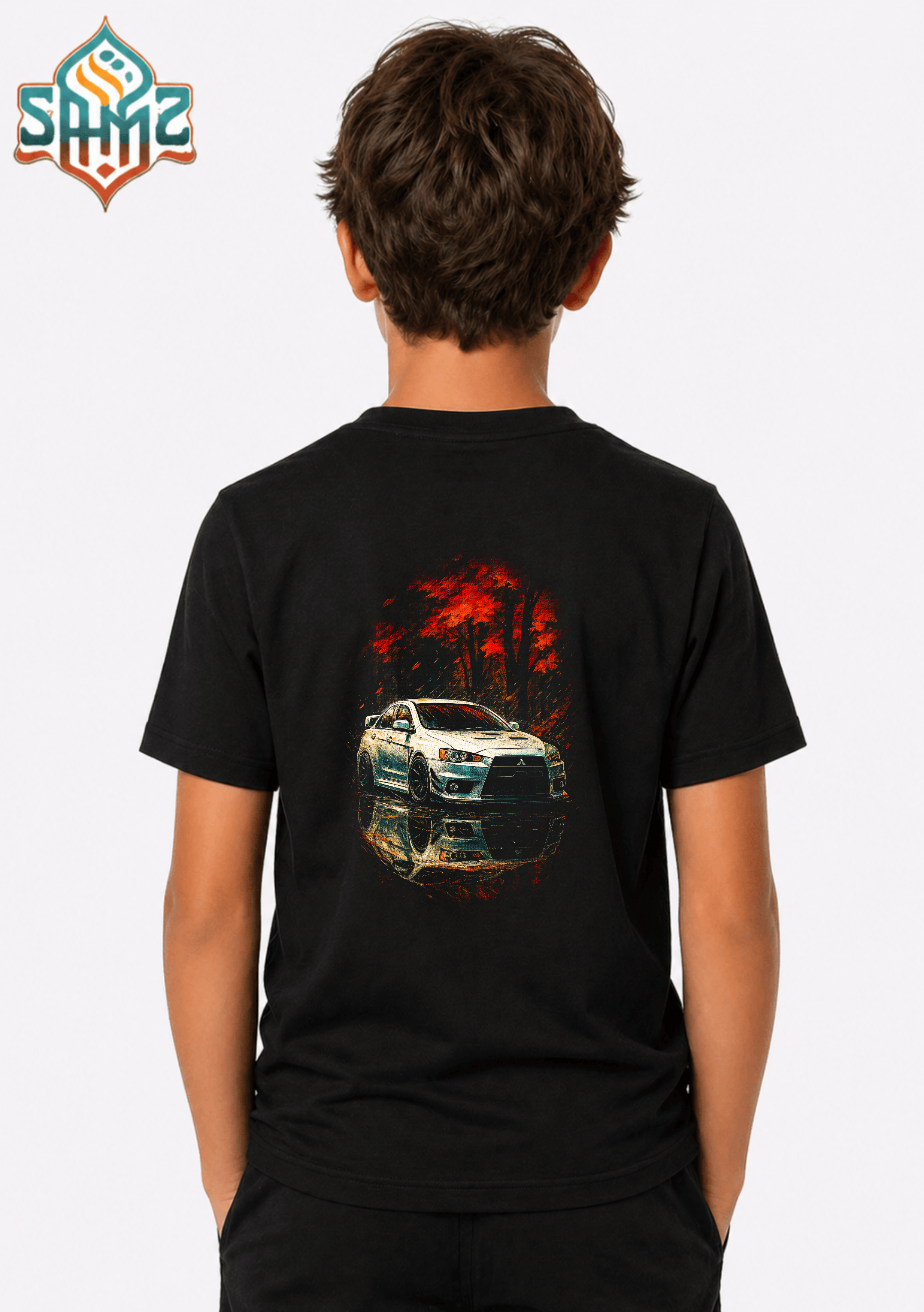 Mitsubishi Lancer Evolution X - Premium DTF Transfer Print for T-Shirts | Custom Heat Transfer Design Unisex | High Quality Shirt Printing | SAMZ 24