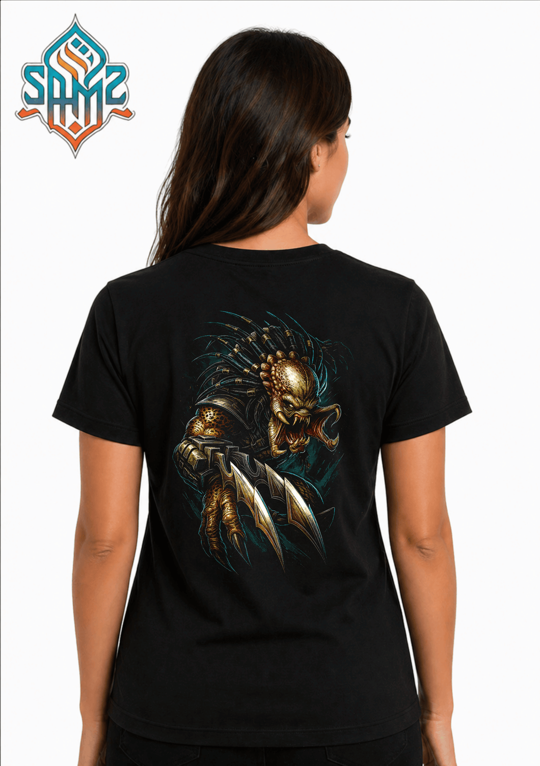 Predator Print – Premium DTF Transfer Print for T-Shirts | Custom Heat Transfer Design Unisex | High Quality Shirt Printing | SAMZ 24