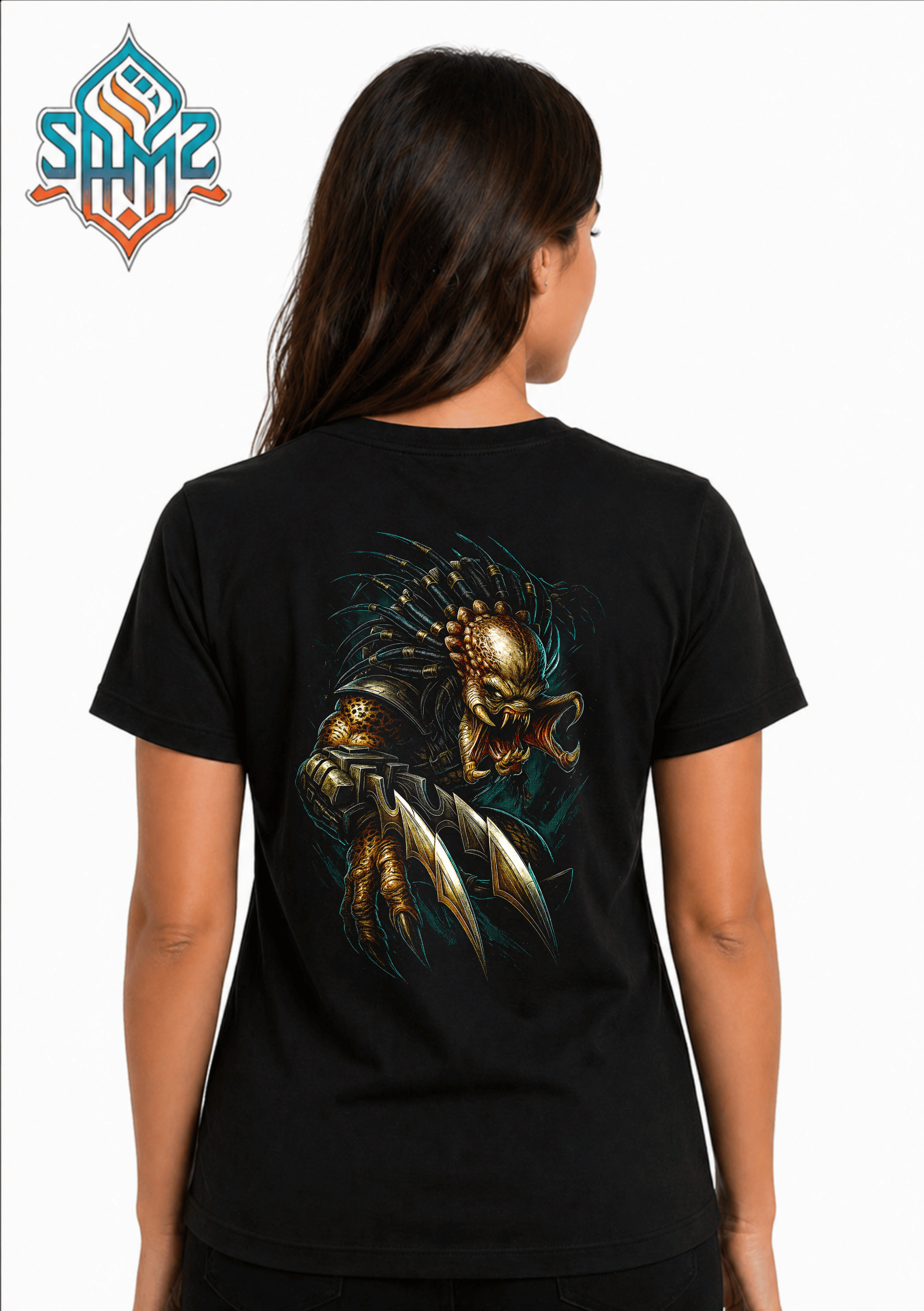 Predator Print – Premium DTF Transfer Print for T-Shirts | Custom Heat Transfer Design Unisex | High Quality Shirt Printing | SAMZ 24