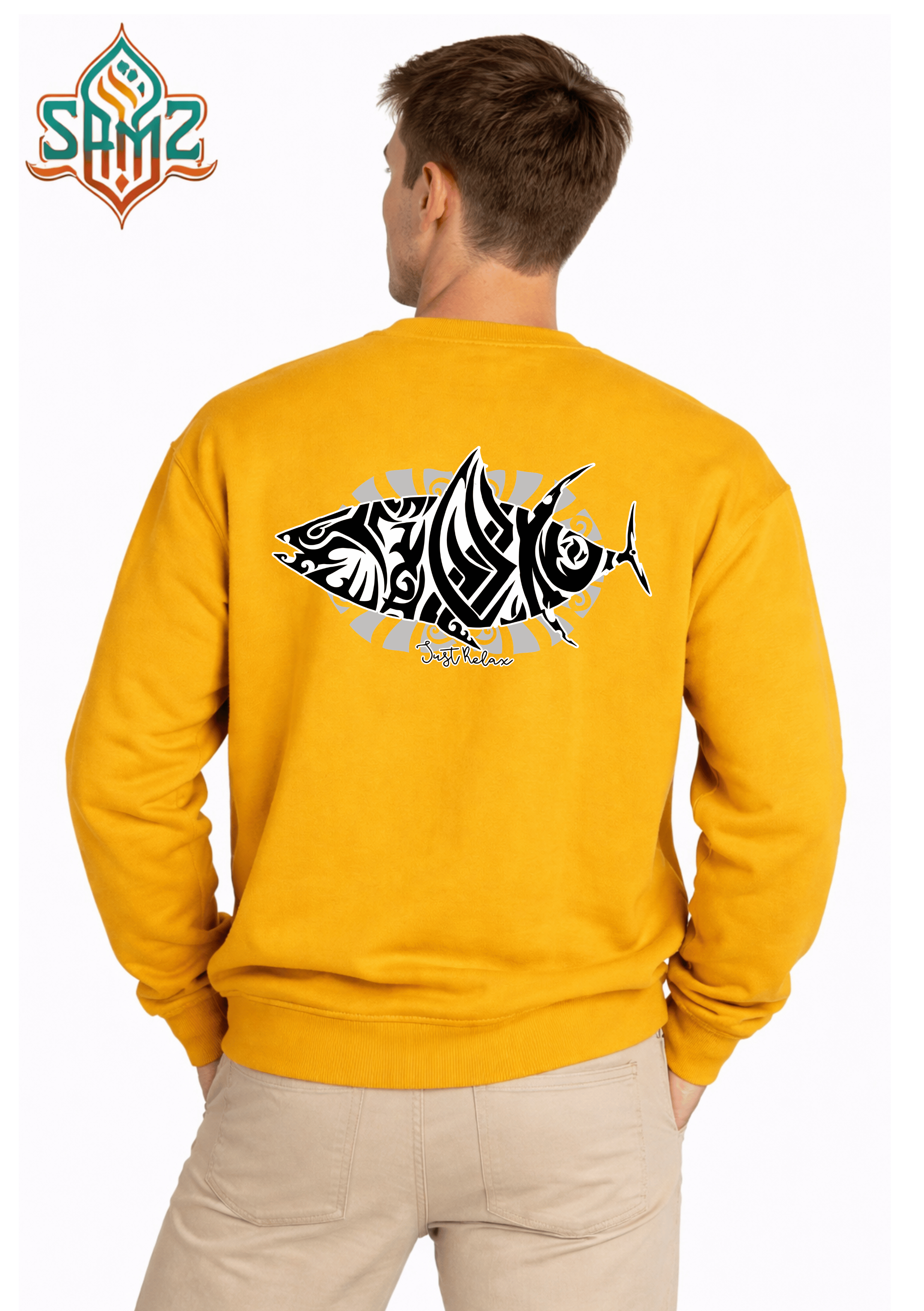Tribal Fish Spirit – Premium DTF Transfer Print for T-Shirts | Custom Heat Transfer Unisex | High Quality Shirt Printing | SAMZ 24