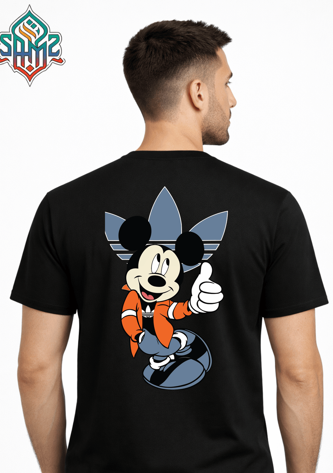 Mickey Mouse Adidas – Premium DTF Transfer Print for T-Shirts | Custom Heat Transfer Design for Men Women Kids | High Quality Graphic Shirt Printing | SAMZ 24