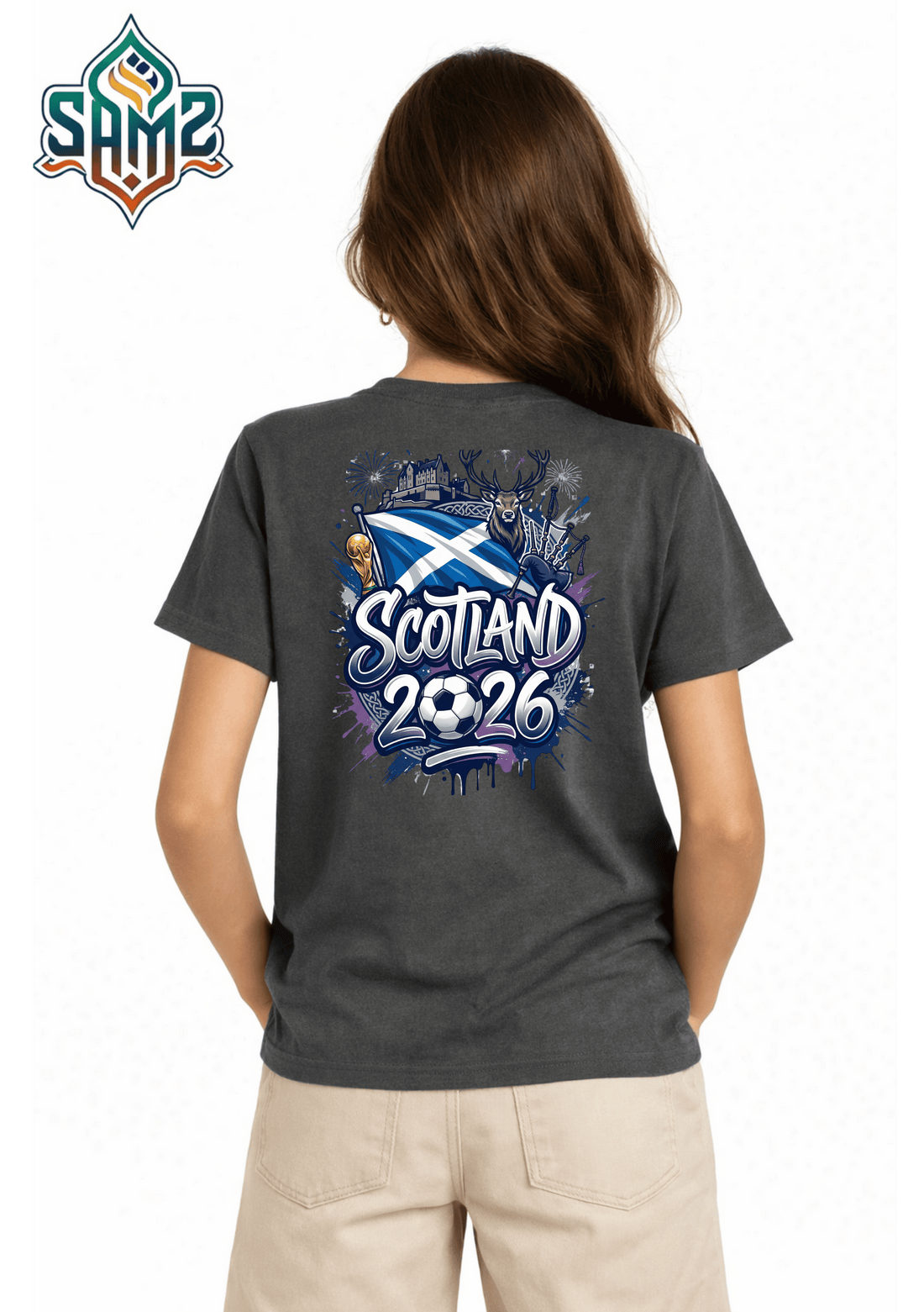 Scotland 2026  – Premium DTF Transfer for FIFA World Cup 2026 Fan Shirts Germany | SAMZ 24