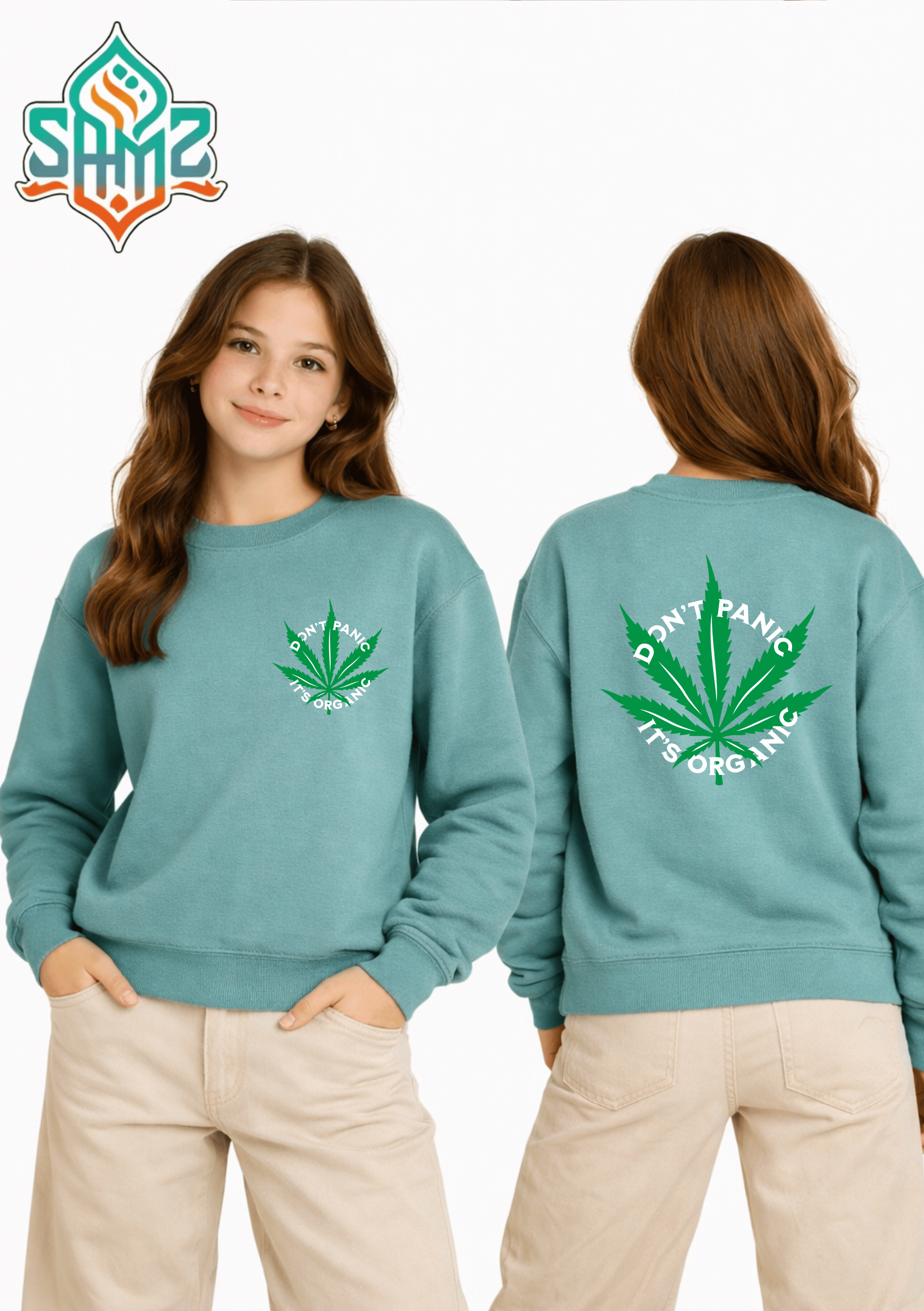 Don’t Panic It’s Organic – Premium DTF Transfer Print for T-Shirts | Custom Heat Transfer Unisex | High Quality Shirt Printing | SAMZ 24