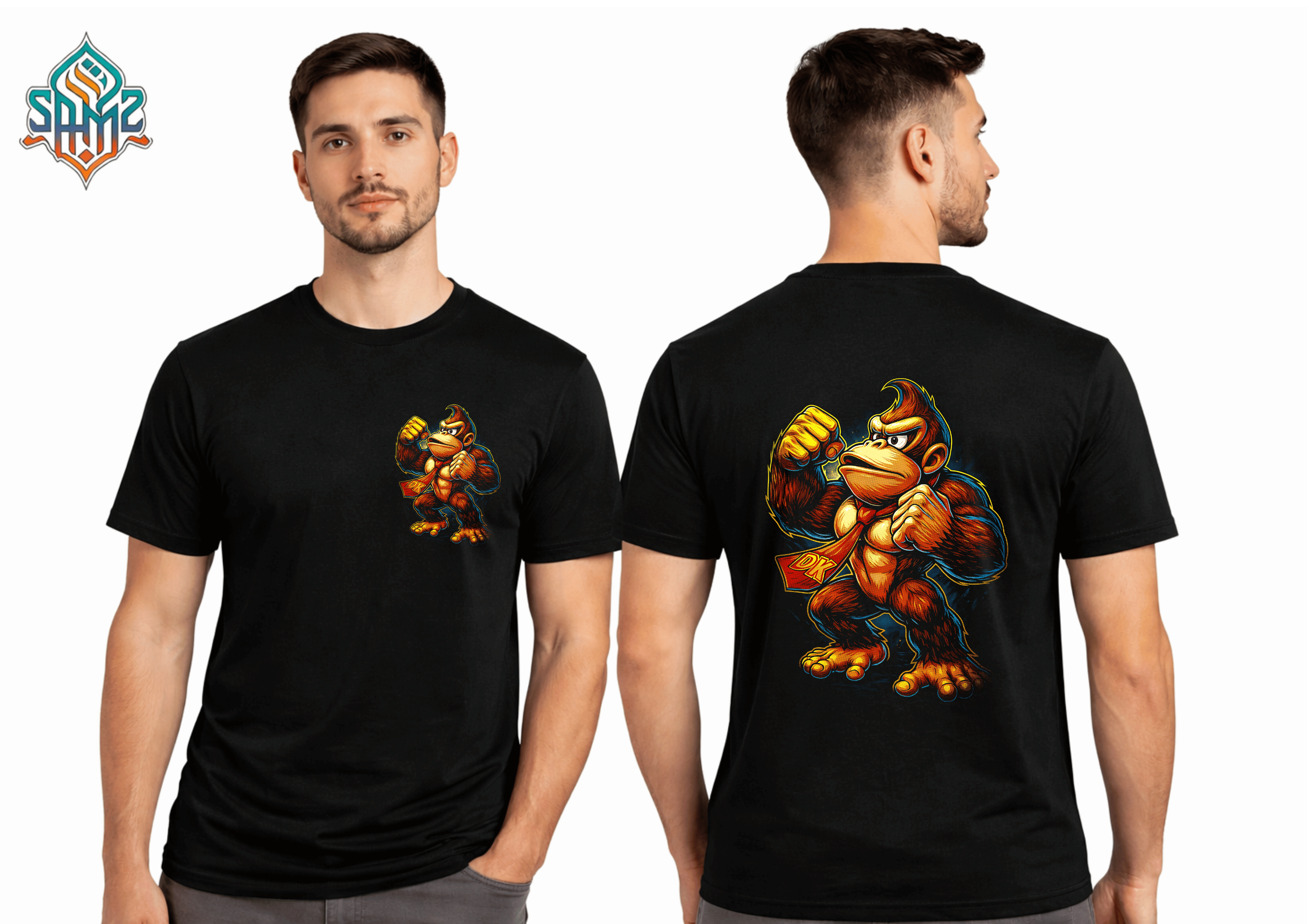 Power Gorilla – Premium DTF Transfer Print for T-Shirts | Custom Heat Transfer Design Unisex | High Quality Shirt Printing | SAMZ 24