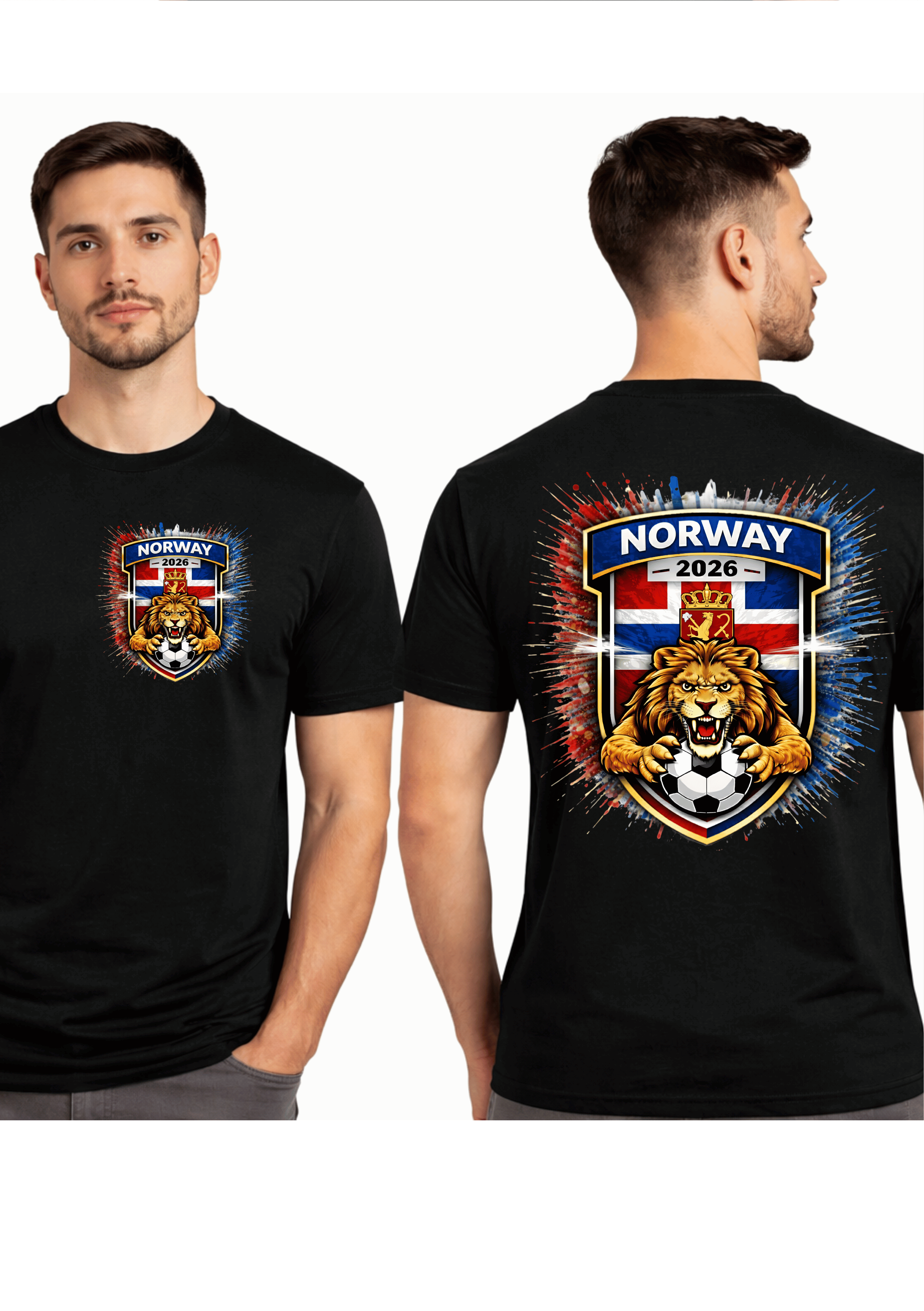 Norway 2026 – Premium DTF Transfer for FIFA World Cup 2026 Fan Shirts Germany | SAMZ 24