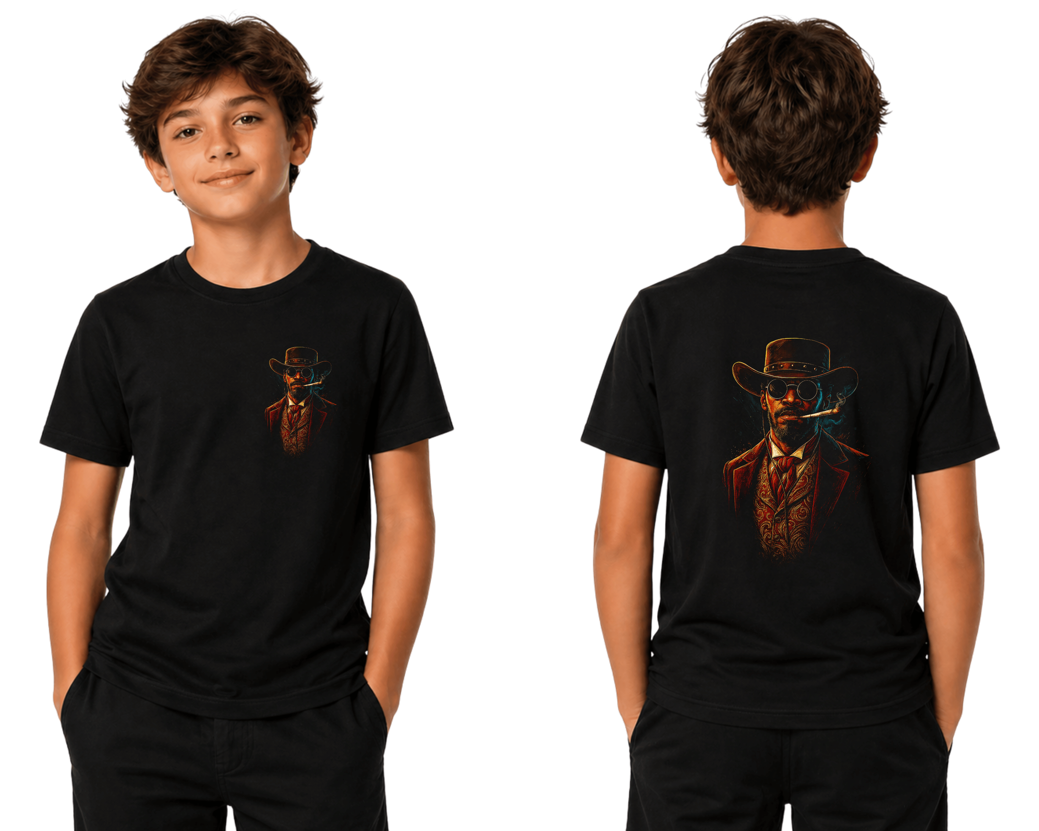 Django Unchained - Premium DTF Transfer Print for T-Shirts | Custom Heat Transfer Design Unisex | High Quality Shirt Printing | SAMZ 24