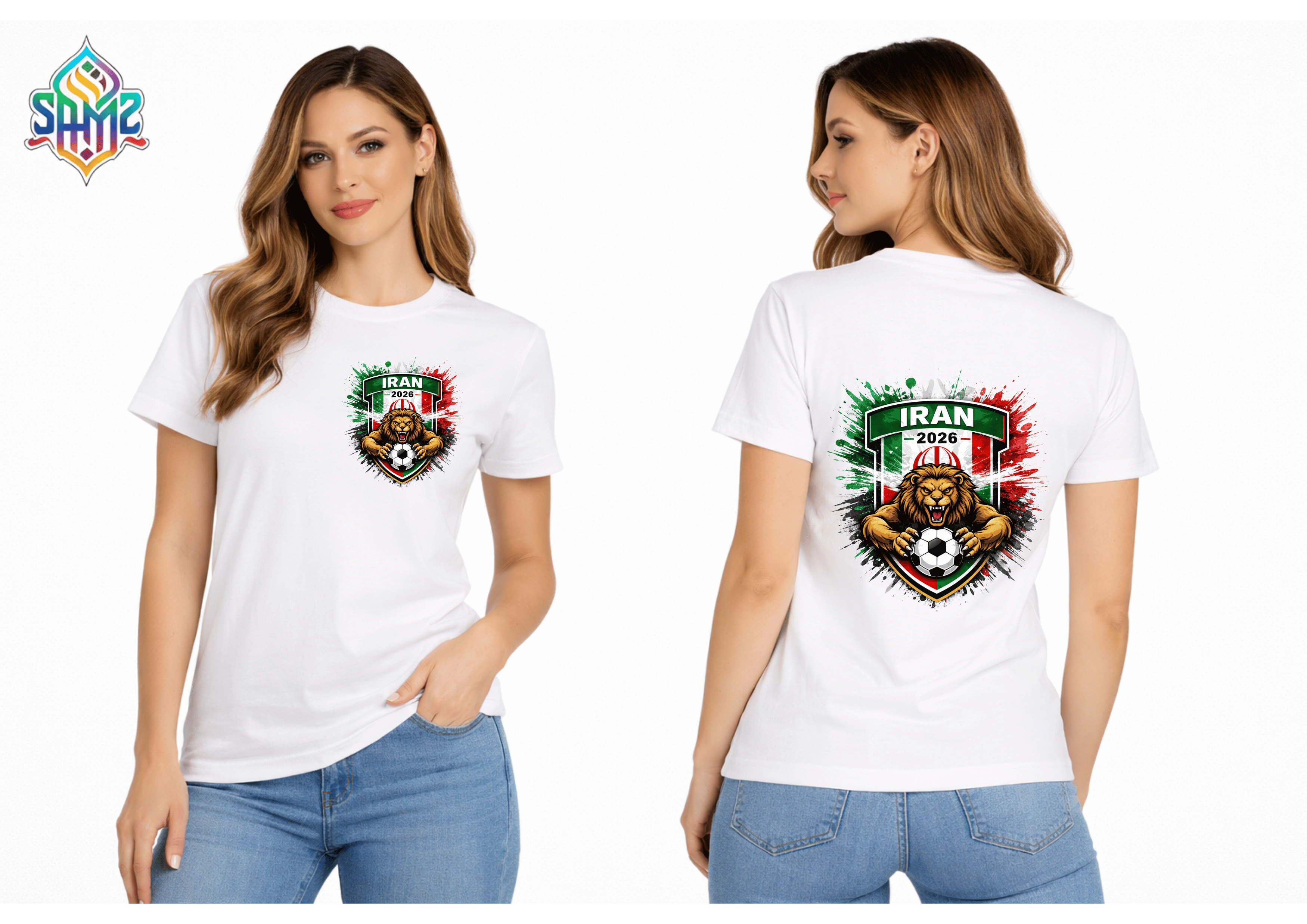 Iran 2026 – Premium DTF Transfer for FIFA World Cup 2026 Fan Shirts Germany | SAMZ 24