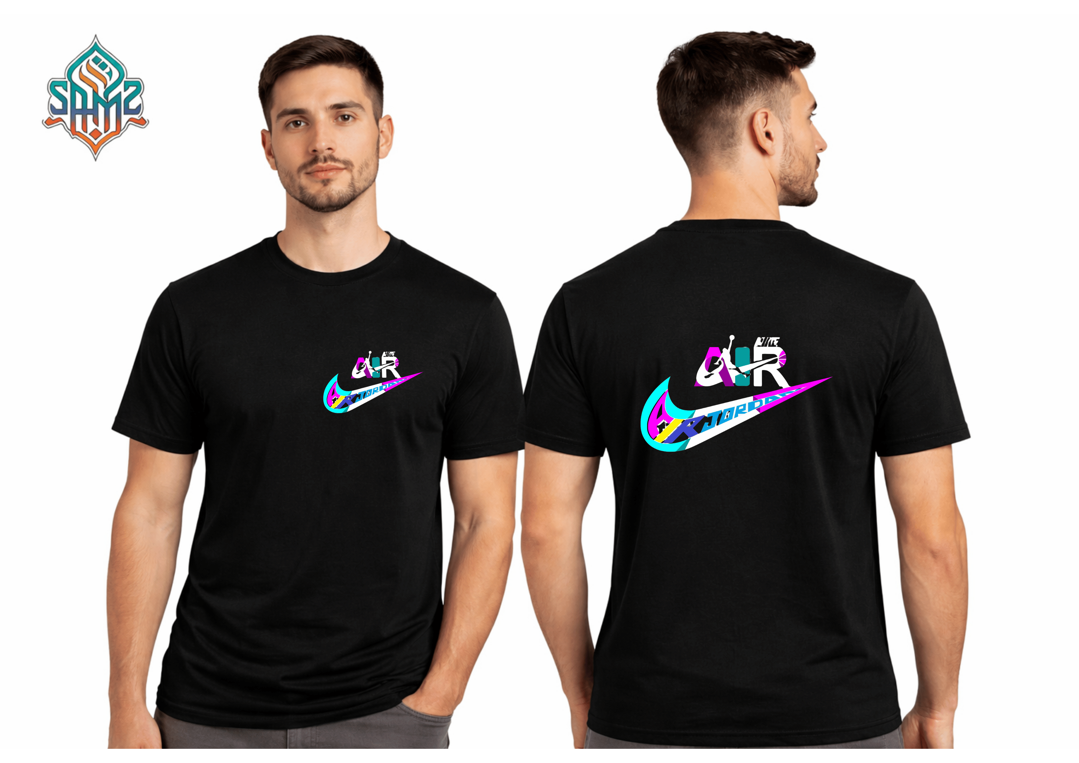 Air Jordan Nike – Premium DTF Transfer Print for T-Shirts | Custom Heat Transfer Design for Men Women Kids | High Quality Graphic Shirt Printing | SAMZ 24