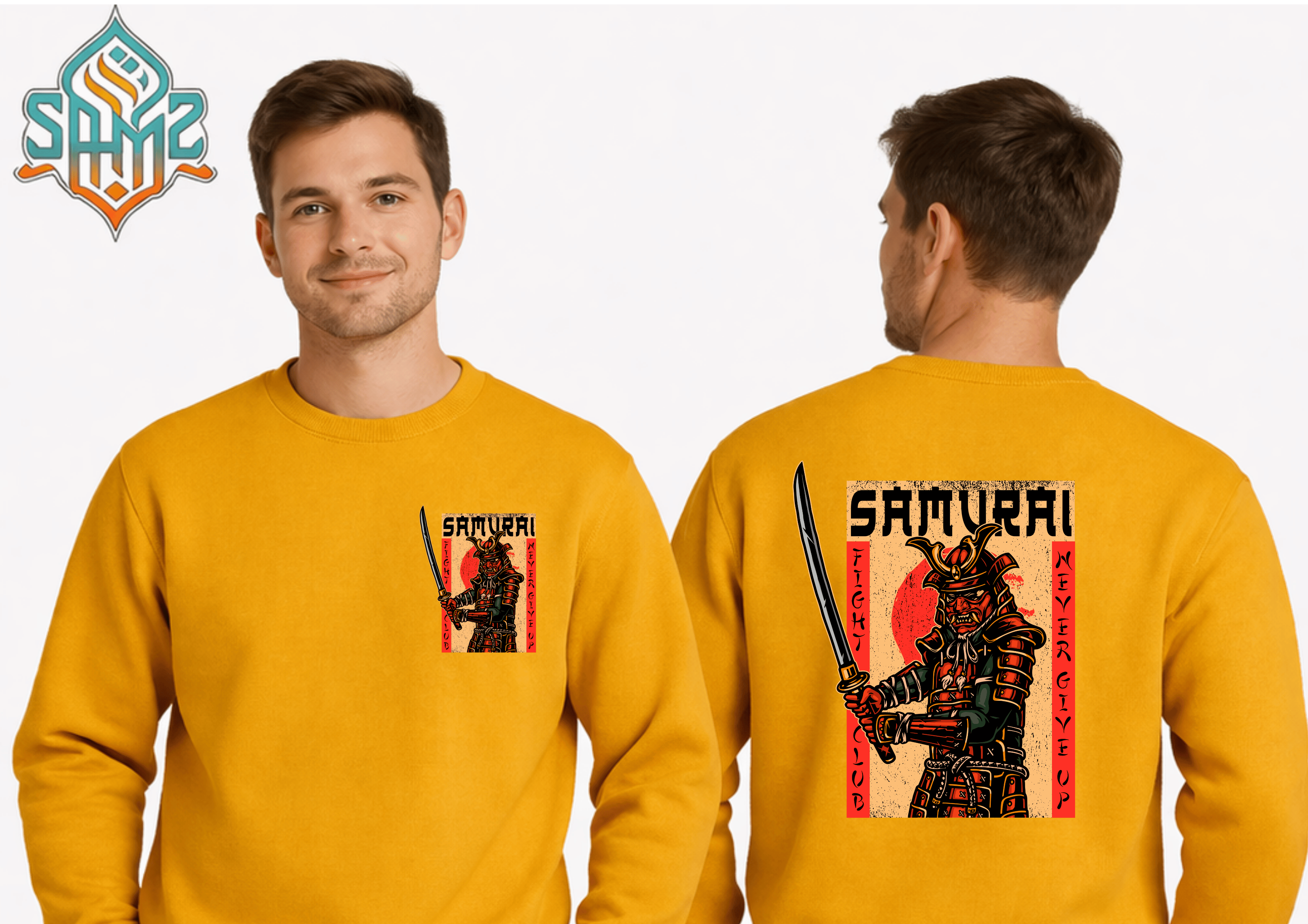 Samurai Legacy Blade – Premium DTF Transfer Print for T-Shirts | Custom Heat Transfer Unisex | High Quality Shirt Printing | SAMZ 24