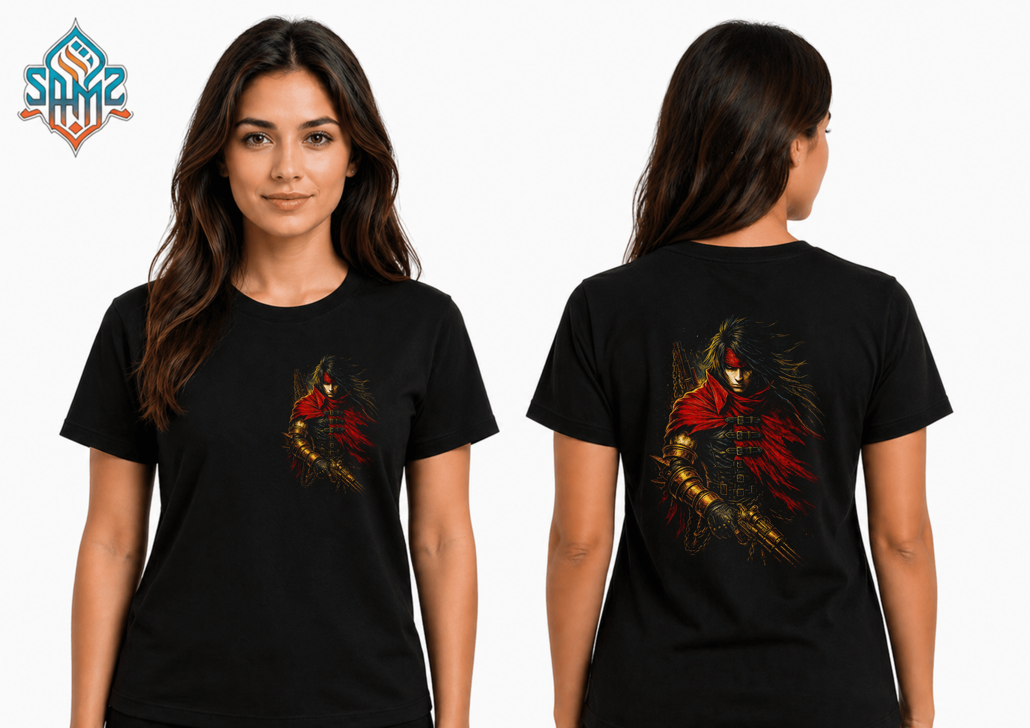 Vincent Valentine – Premium DTF Transfer Print for T-Shirts | Custom Heat Transfer Design Unisex | High Quality Shirt Printing | SAMZ 24