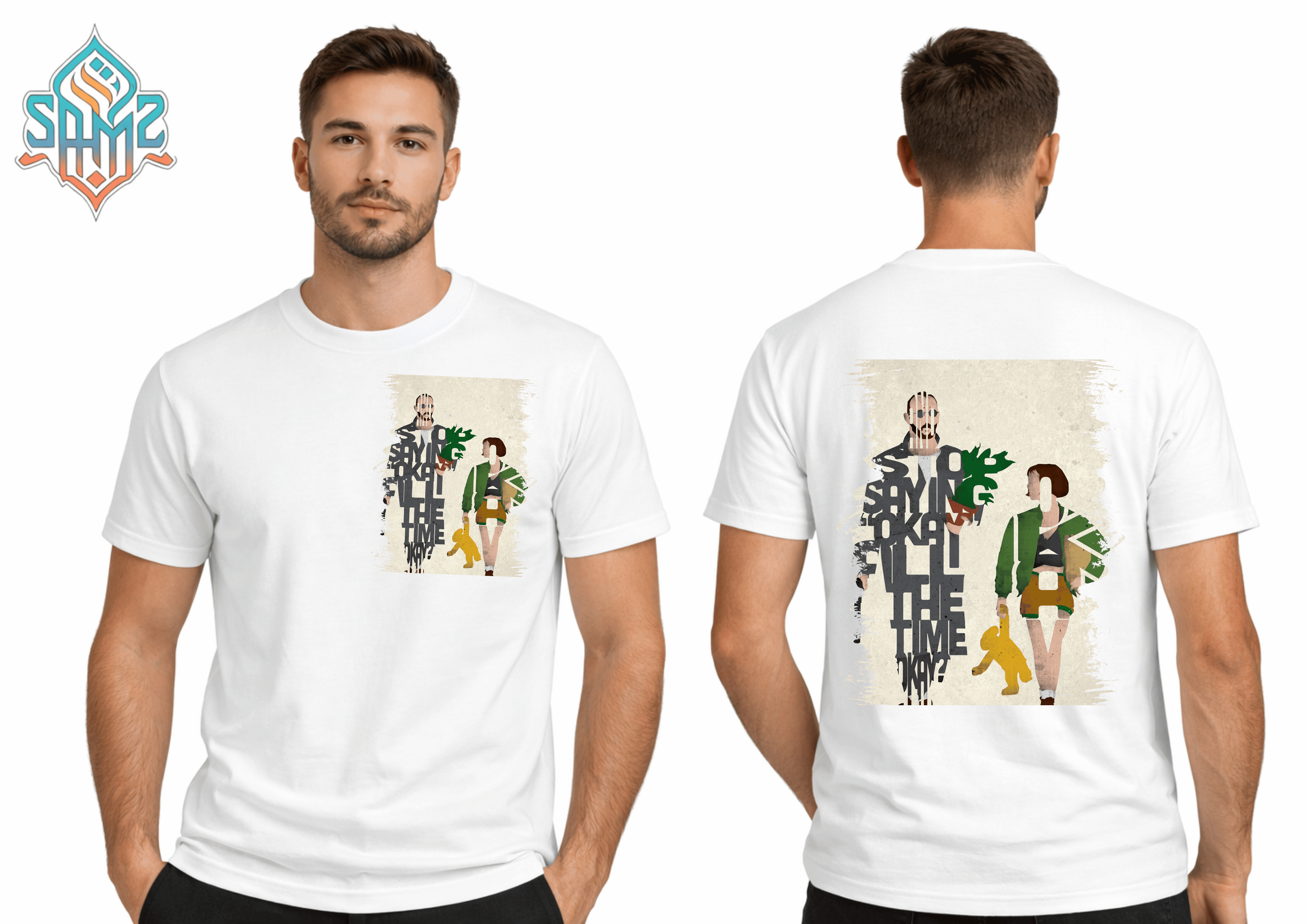 Leon The Professional – Premium DTF Transfer Print for T-Shirts | Custom Heat Transfer Design Unisex | High Quality Shirt Printing | SAMZ 24
