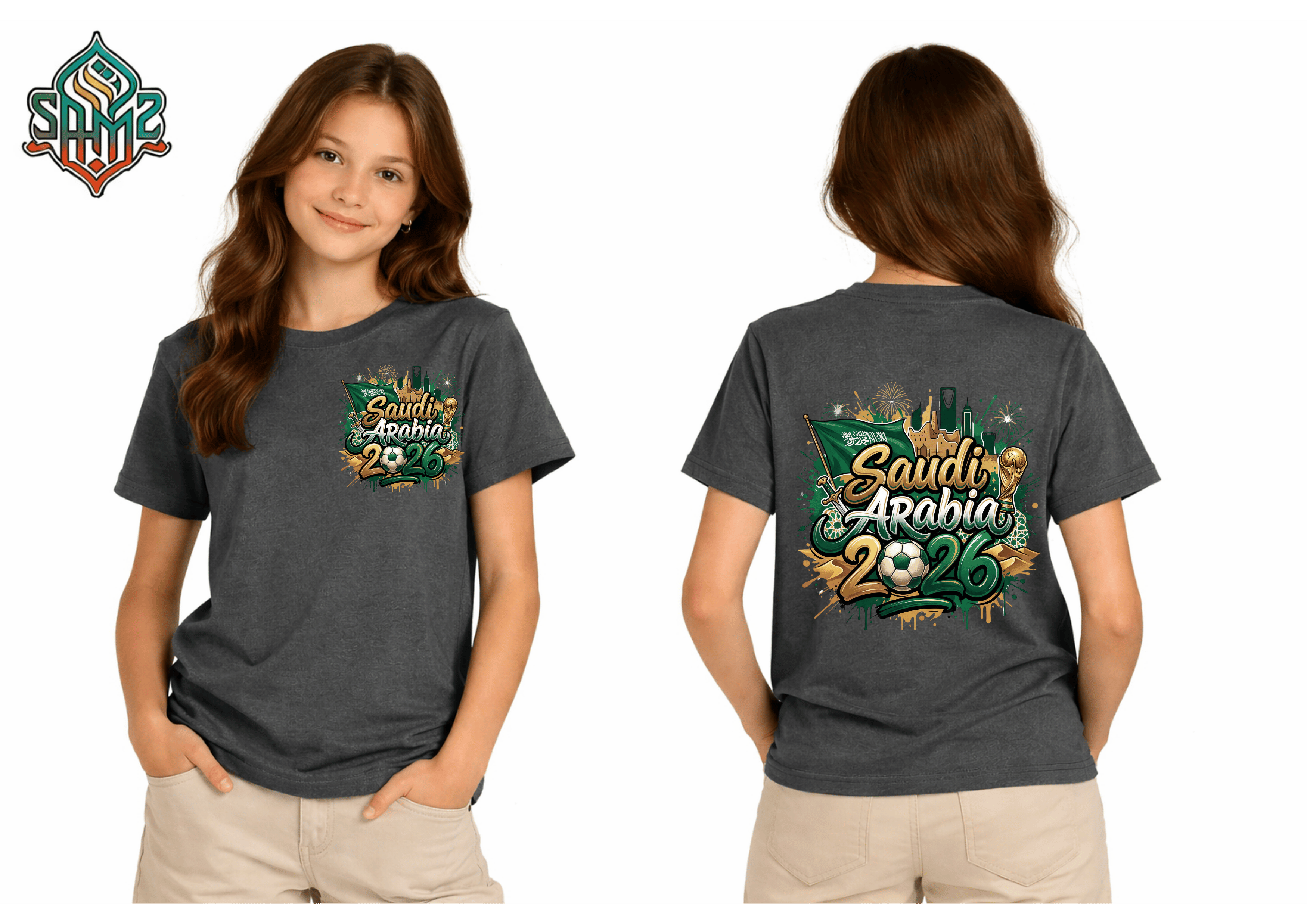 Saudi Arabia 2026 – Premium DTF Transfer for FIFA World Cup 2026 Fan Shirts Germany | SAMZ 24