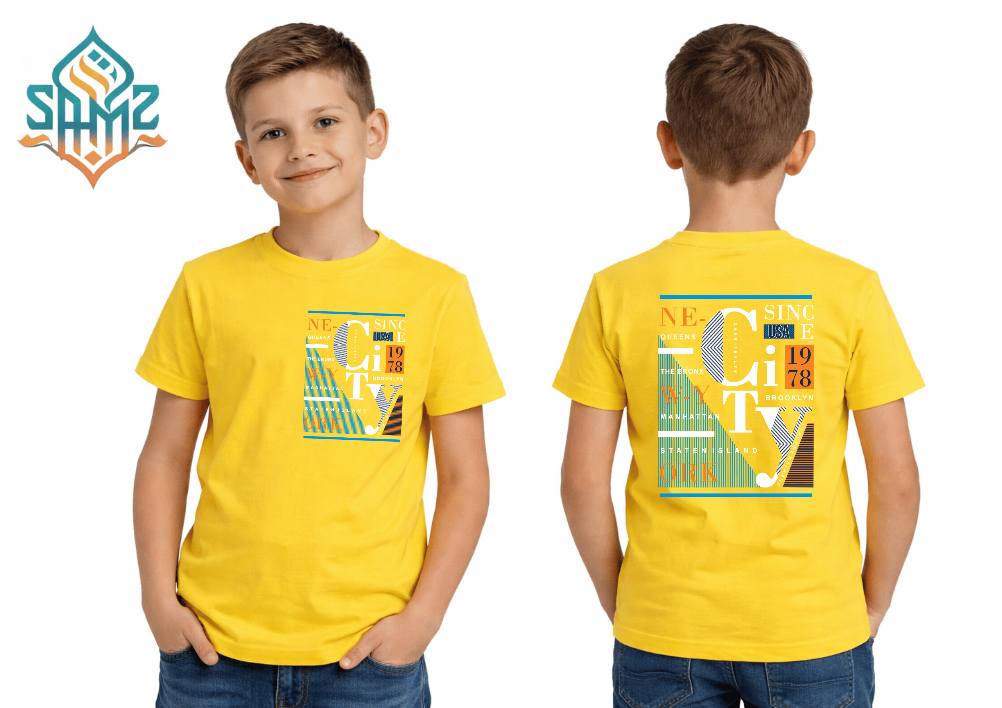 New York City – Premium DTF Transfer Print for T-Shirts | Custom Heat Transfer Design Unisex | High Quality Shirt Printing | SAMZ 24