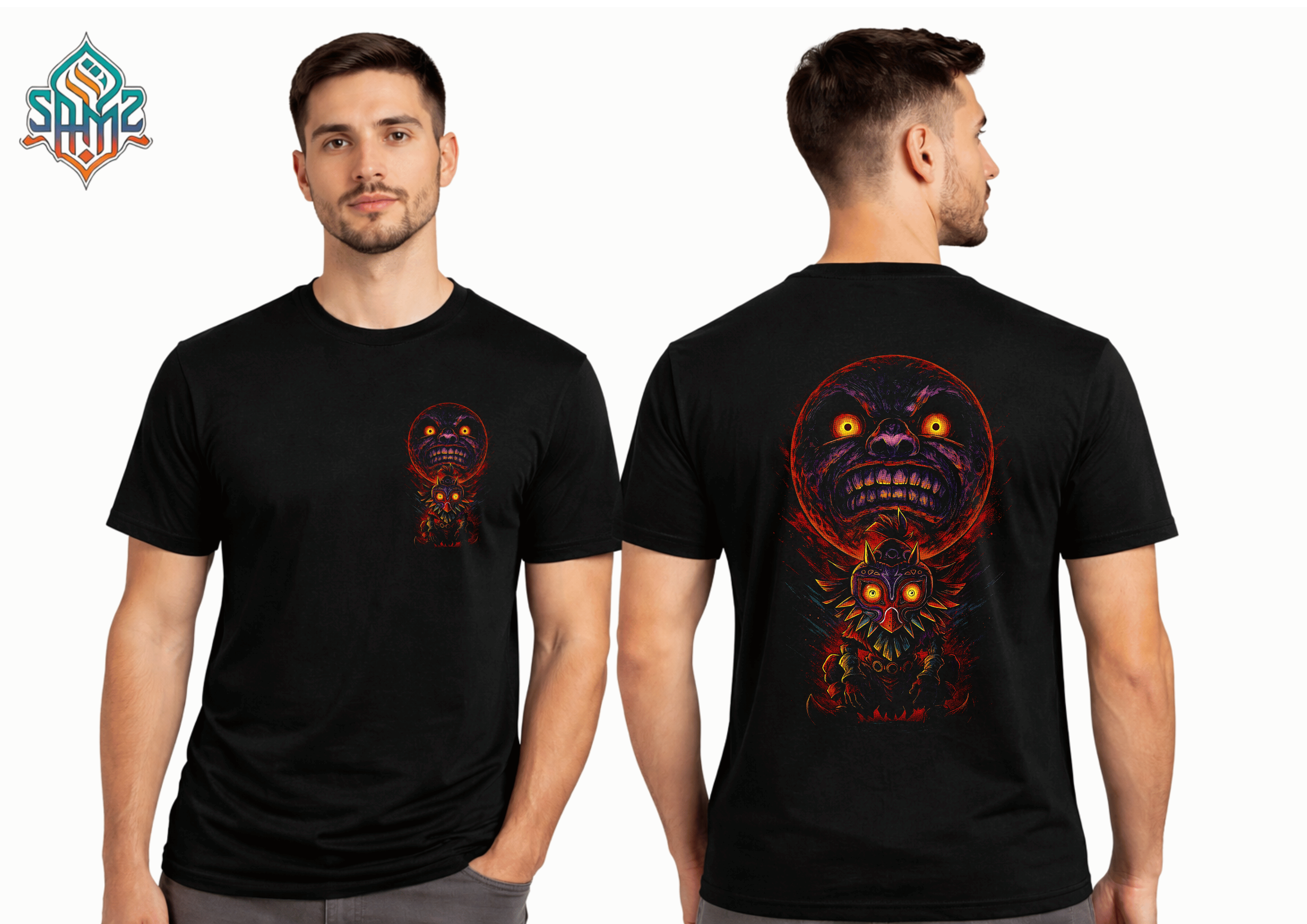 The Legend of Zelda : Majora Mask – Premium DTF Transfer Print for T-Shirts | Custom Heat Transfer Design Unisex | High Quality Shirt Printing | SAMZ 24