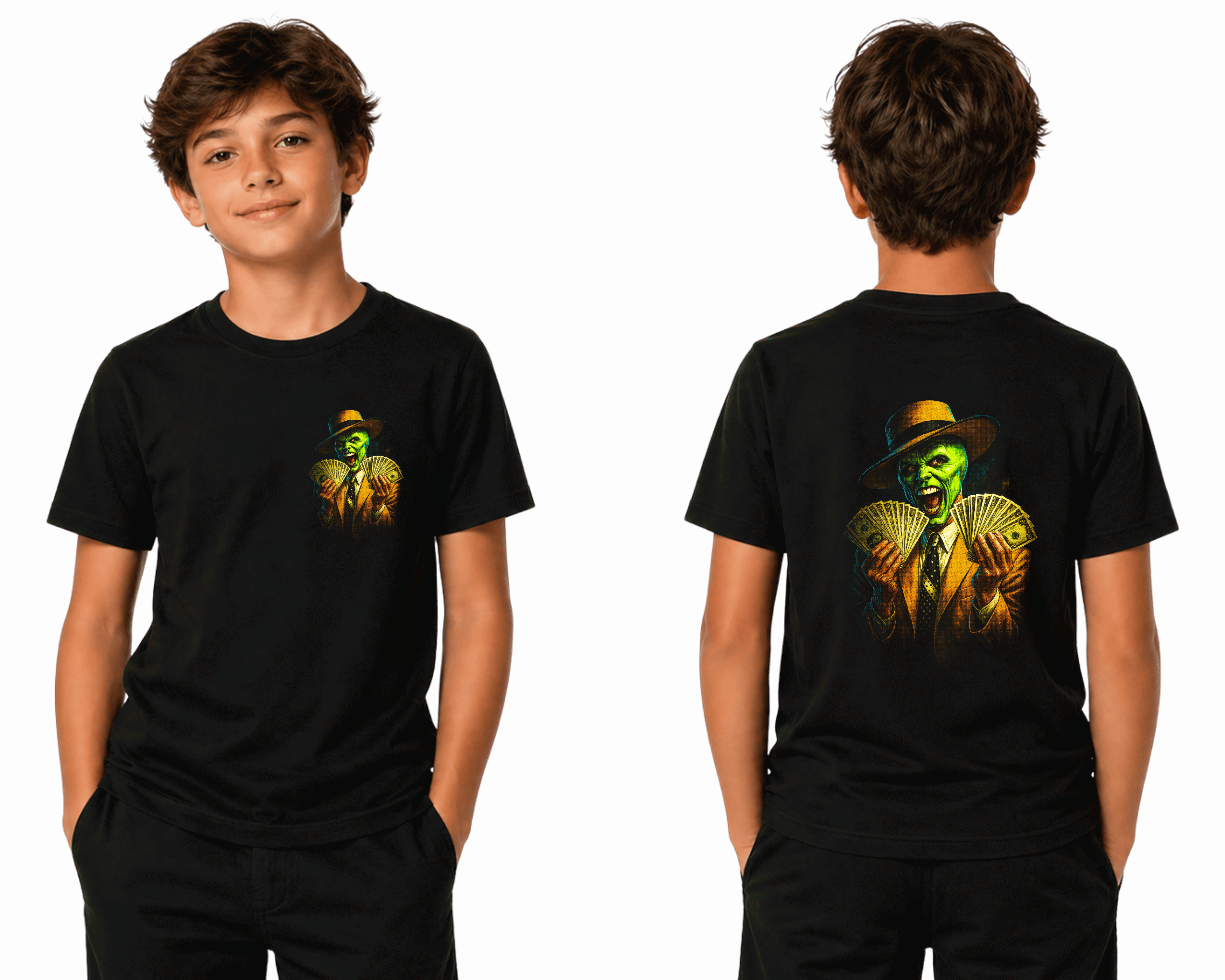 The Mask - Premium DTF Transfer Print for T-Shirts | Custom Heat Transfer Design Unisex | High Quality Shirt Printing | SAMZ 24