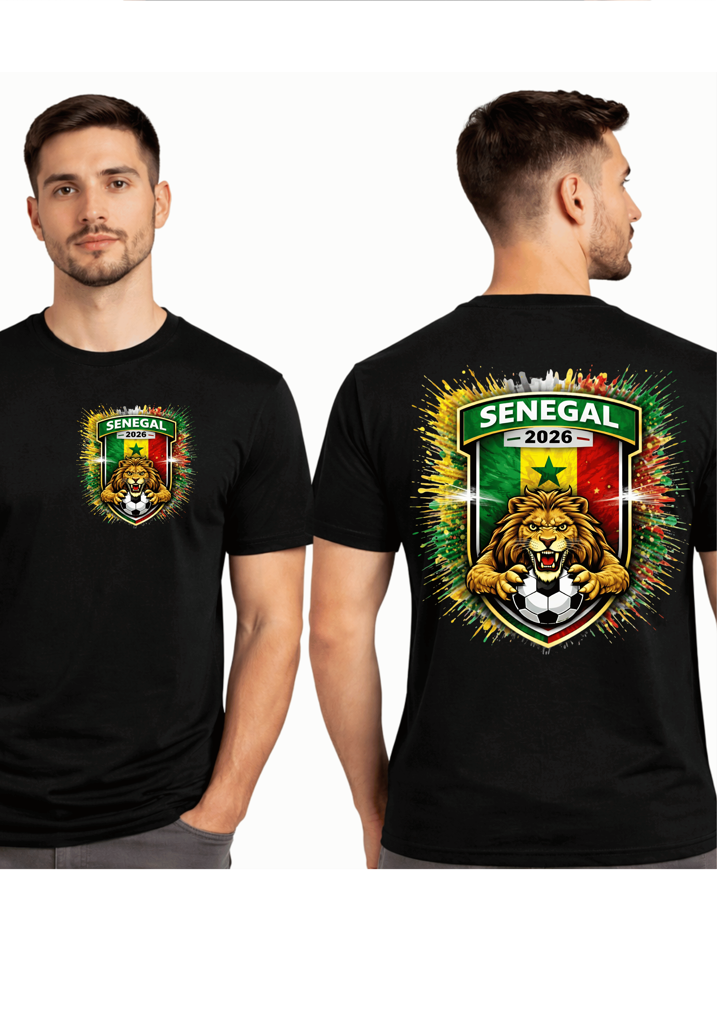 Senegal 2026 – Premium DTF Transfer for FIFA World Cup 2026 Fan Shirts Germany | SAMZ 24