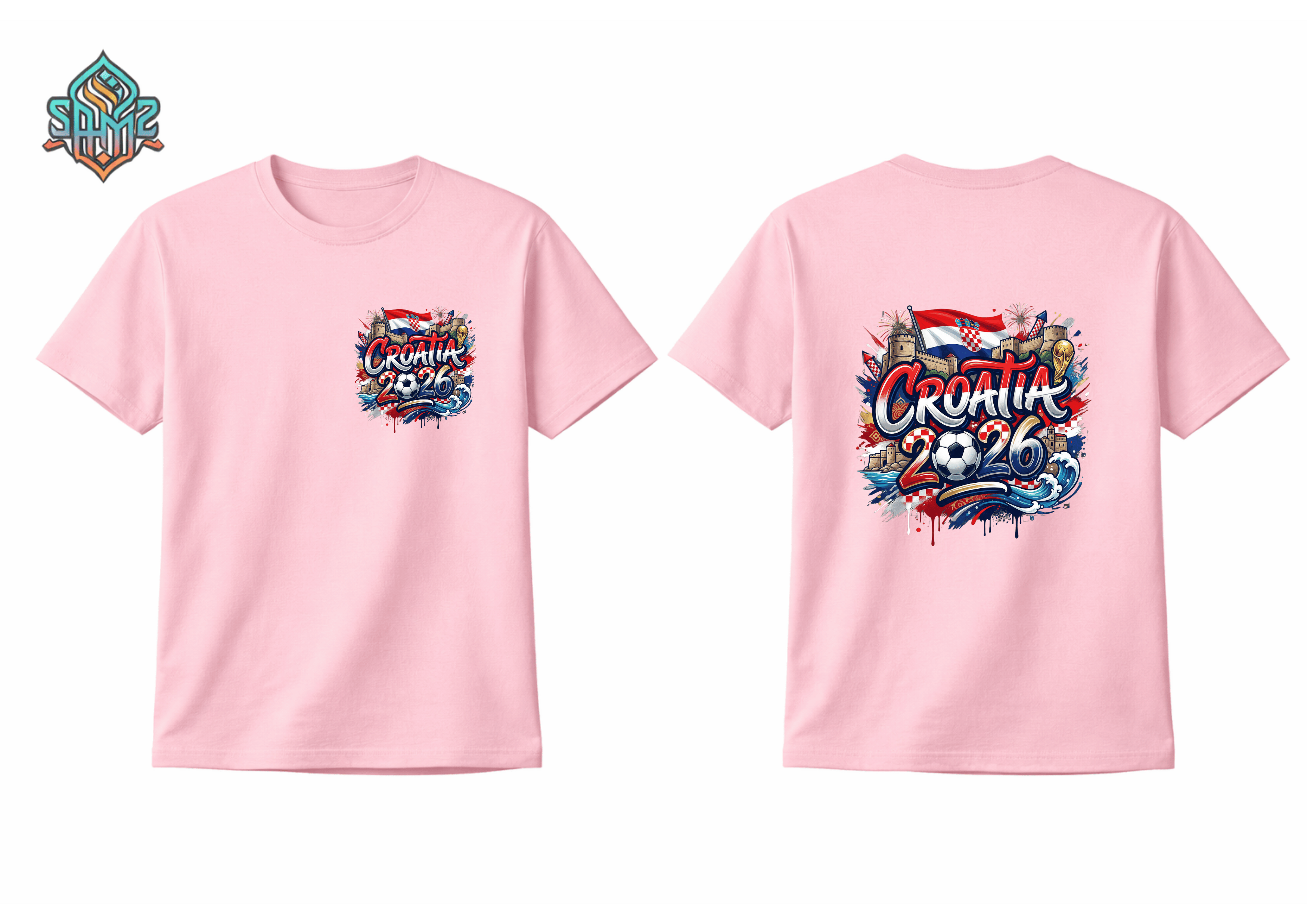 Croatia 2026 – Premium DTF Transfer for FIFA World Cup 2026 Fan Shirts Germany | SAMZ 24