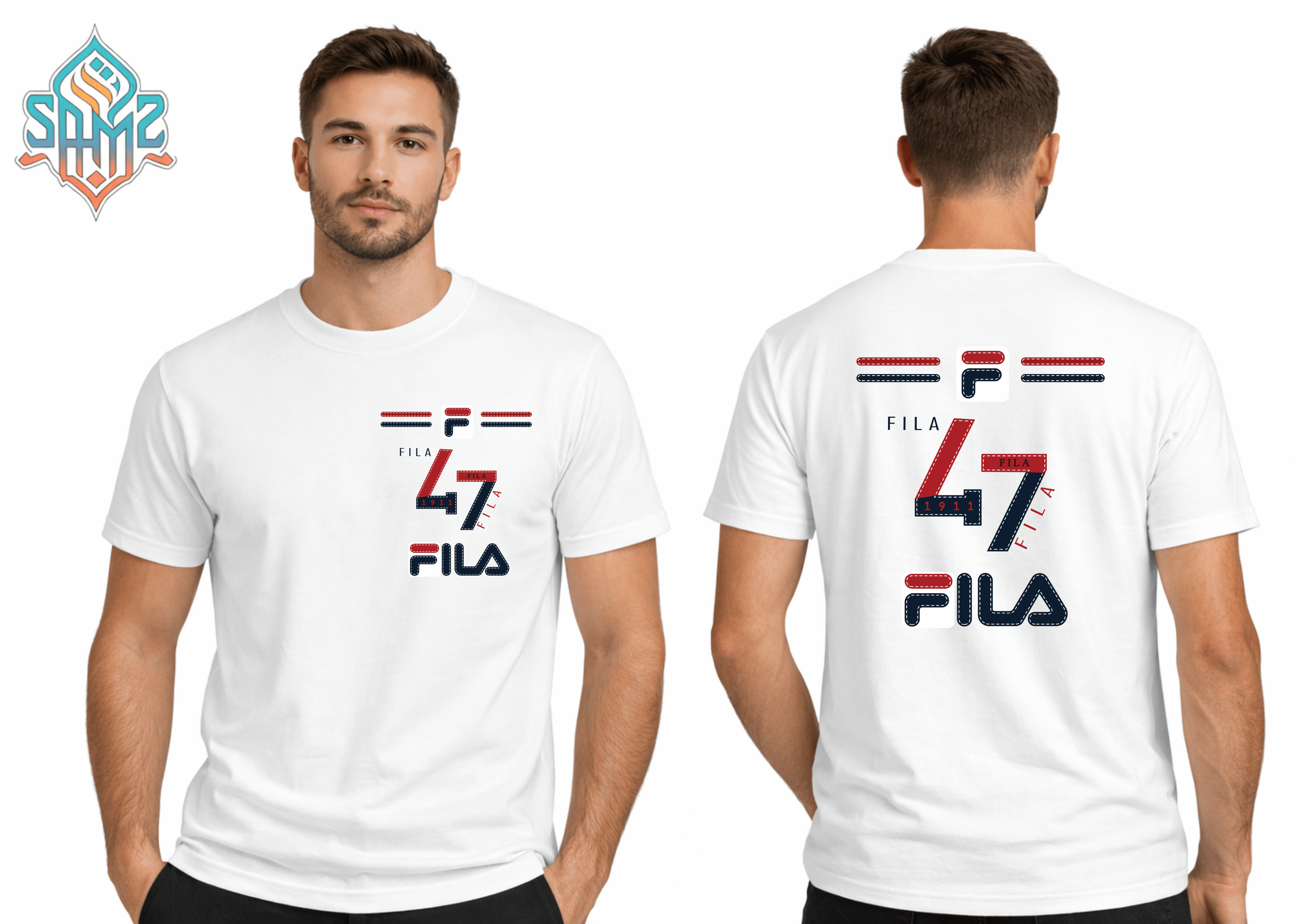 Fila 47 Vintage – Premium DTF Transfer Print for T-Shirts | Custom Heat Transfer Design Unisex | High Quality Shirt Printing | SAMZ 24