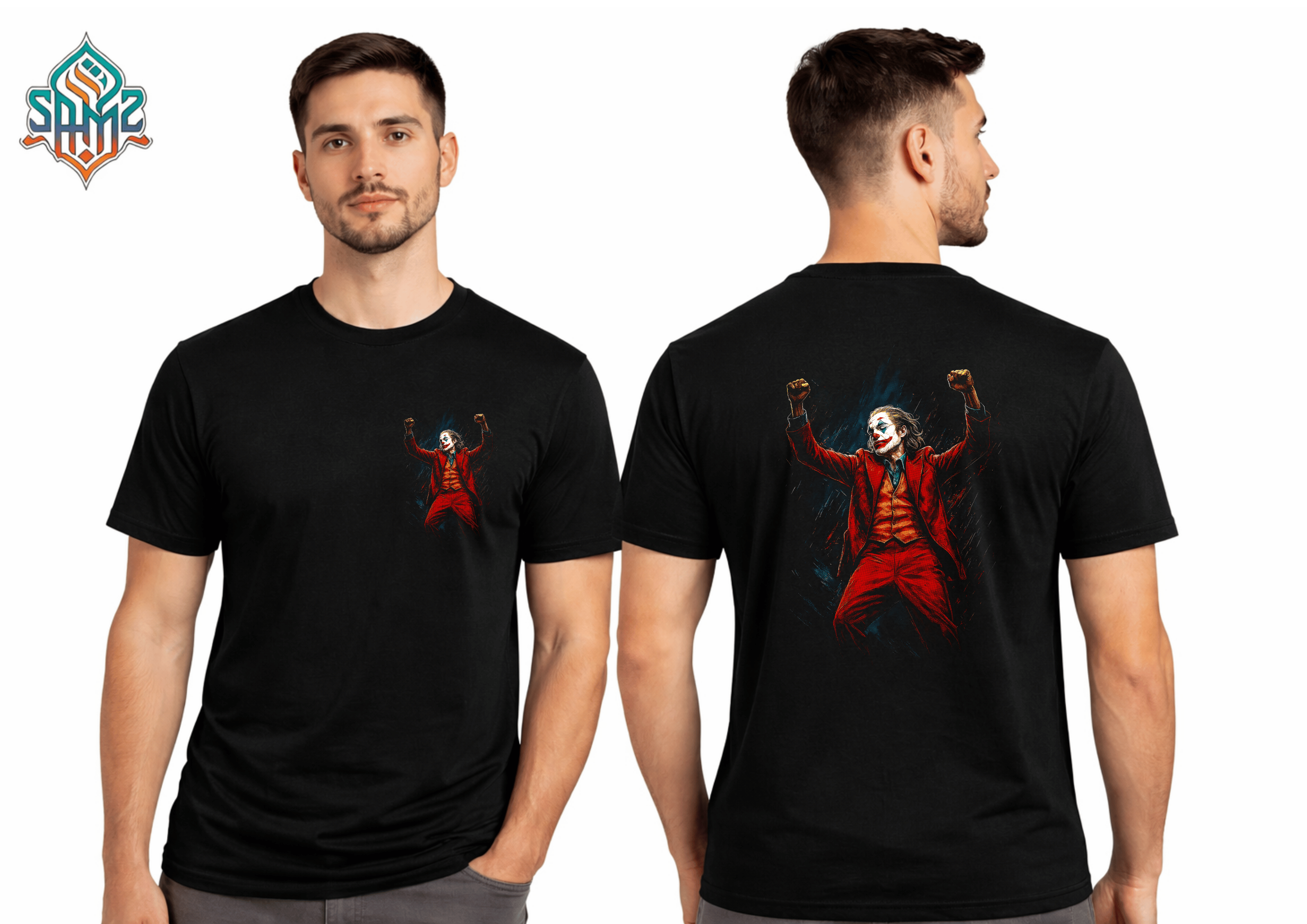 The Joker – Premium DTF Transfer Print for T-Shirts | Custom Heat Transfer Design Unisex | High Quality Shirt Printing | SAMZ 24