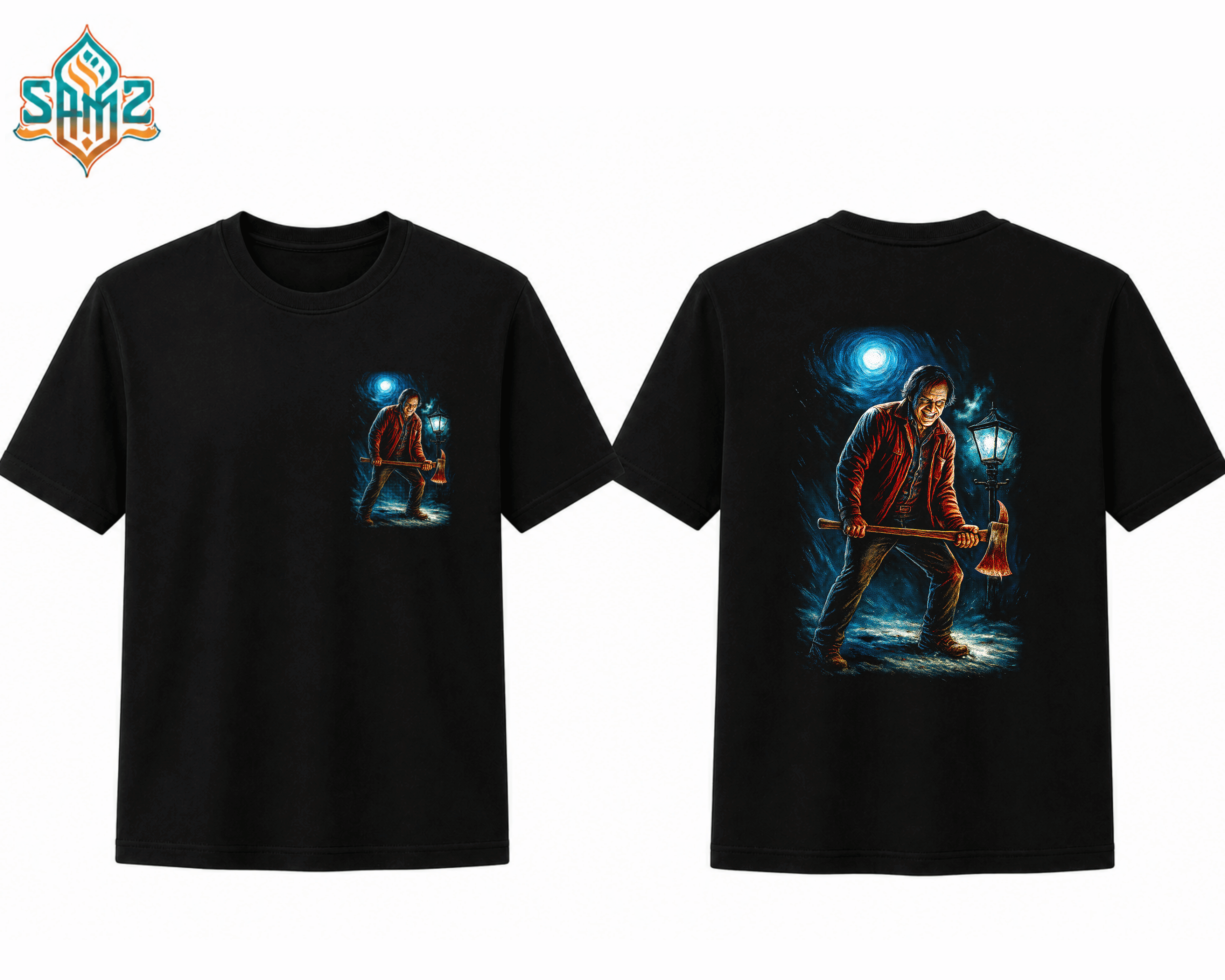 Jack Torrance The Shinning – Premium DTF Transfer Print for T-Shirts | Custom Heat Transfer Design Unisex | High Quality Shirt Printing | SAMZ 24