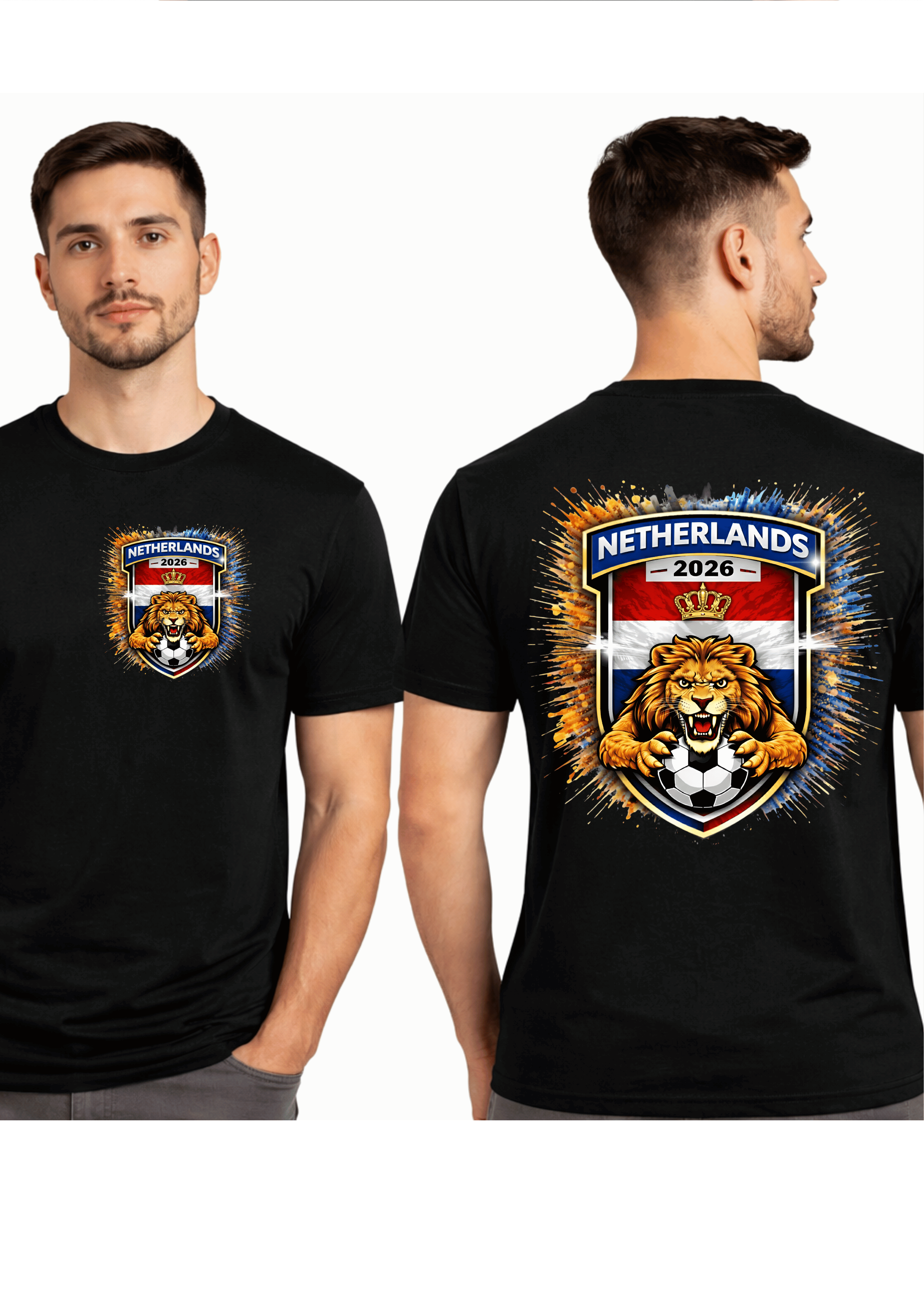 Netherlands 2026 – Premium DTF Transfer for FIFA World Cup 2026 Fan Shirts Germany | SAMZ 24