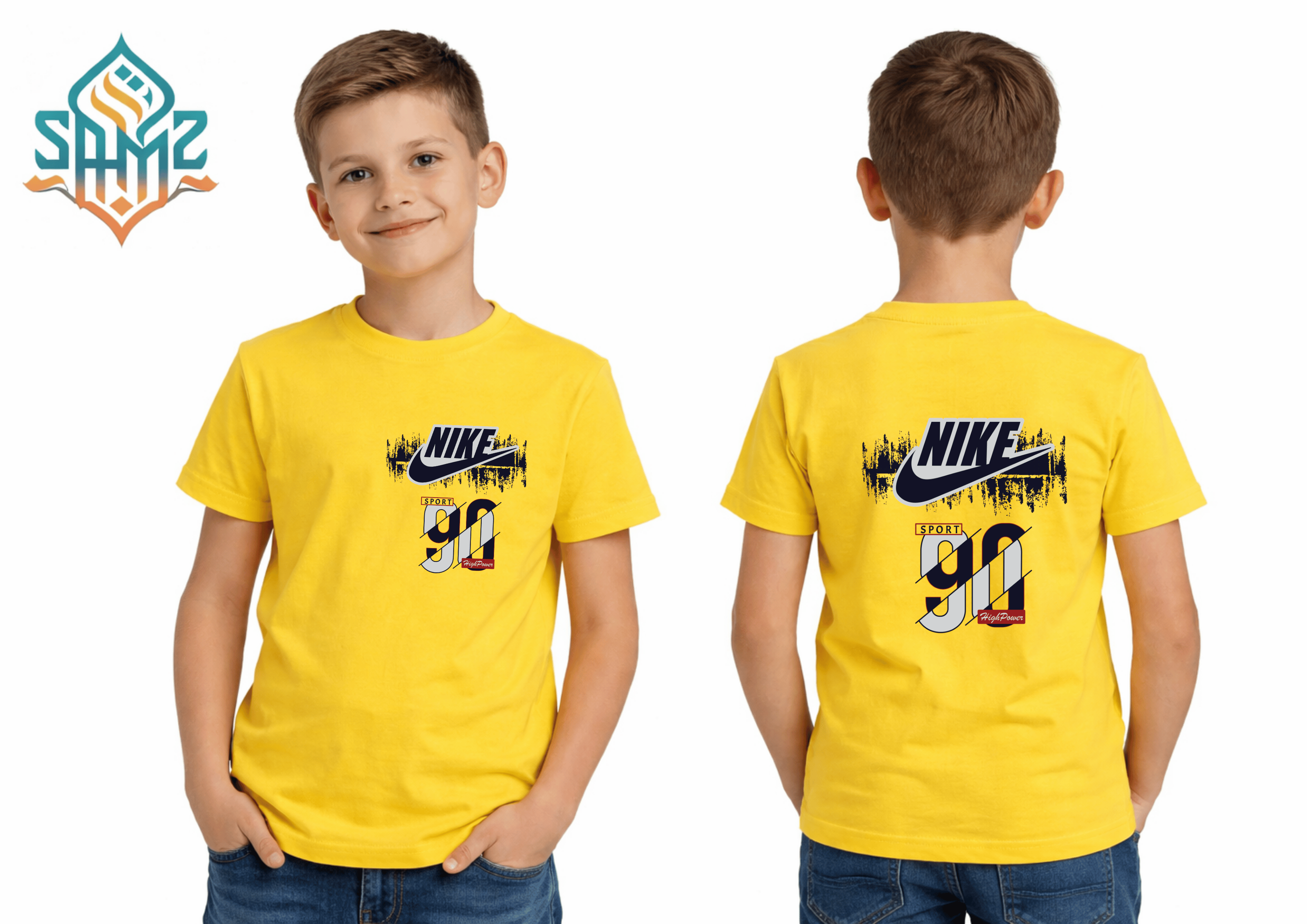 Nike Sport 90 – Premium DTF Transfer Print for T-Shirts | Custom Heat Transfer Design Unisex | High Quality Shirt Printing | SAMZ 24