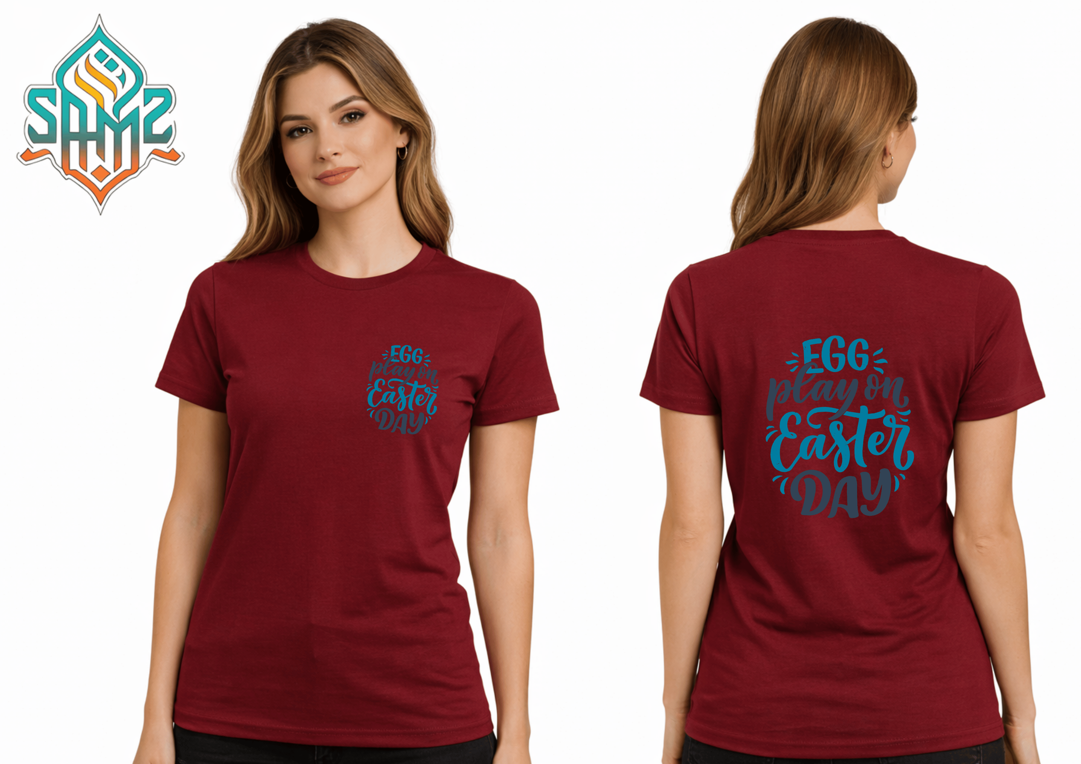 Egg Play On Easter Day – Premium DTF Transfer Print for T-Shirts | Custom Heat Transfer Unisex | High Quality Shirt Printing | SAMZ 24