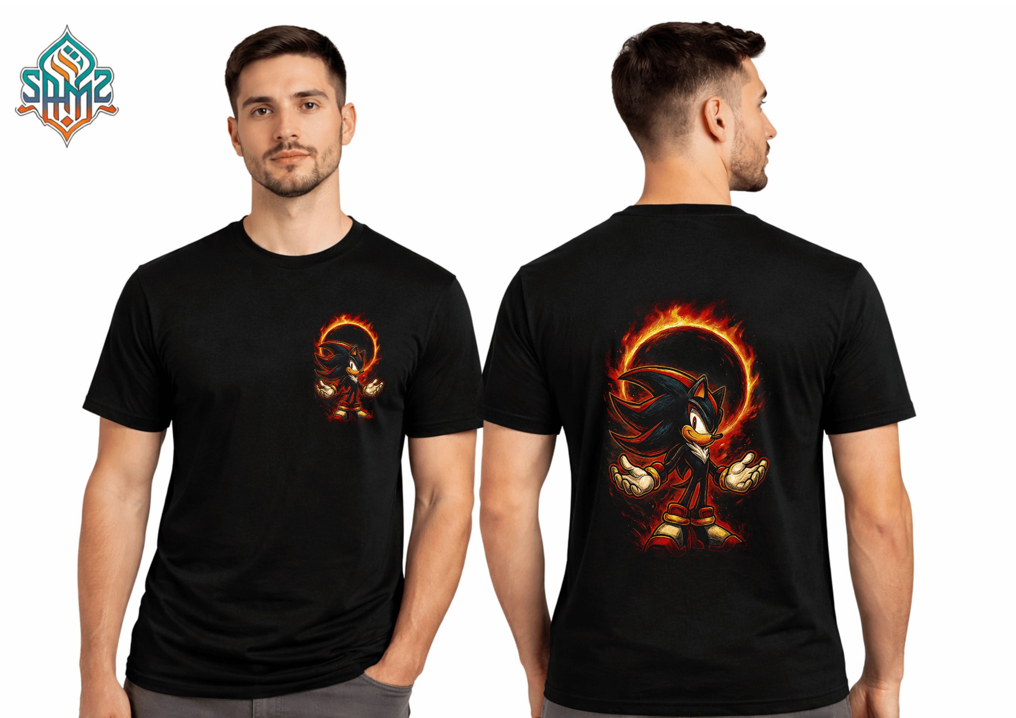 Shadow Dark Energy Form – Premium DTF Transfer Print for T-Shirts | Custom Heat Transfer Design Unisex | High Quality Shirt Printing | SAMZ 24