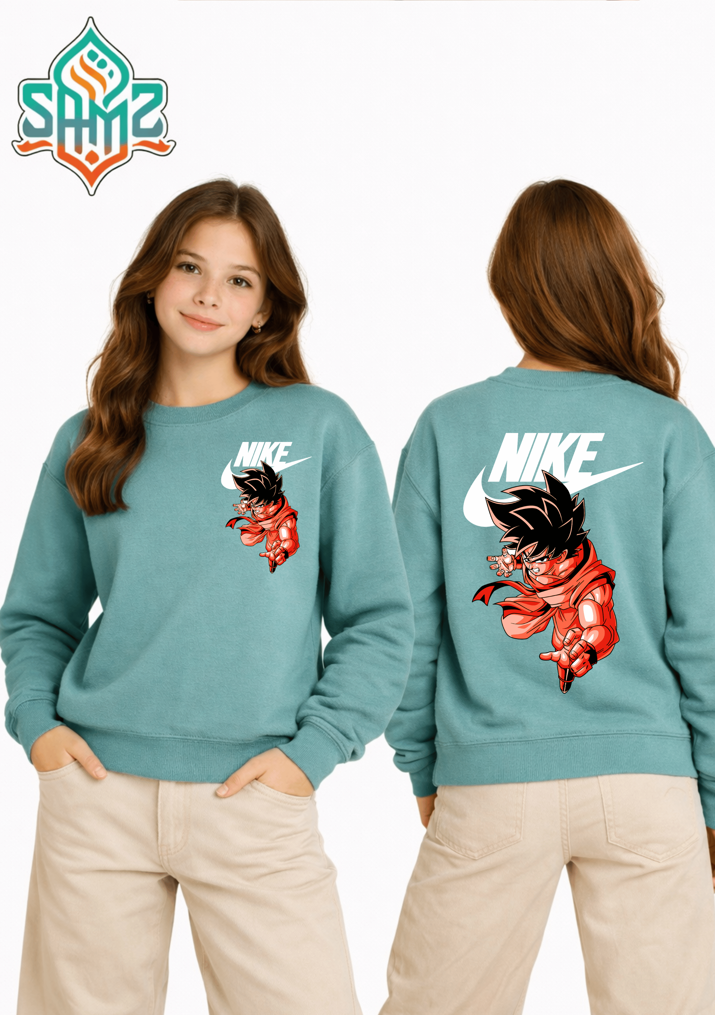 Goku Red Attack Nike – Premium DTF Transfer Print for T-Shirts | Custom Heat Transfer Unisex | High Quality Shirt Printing | SAMZ 24