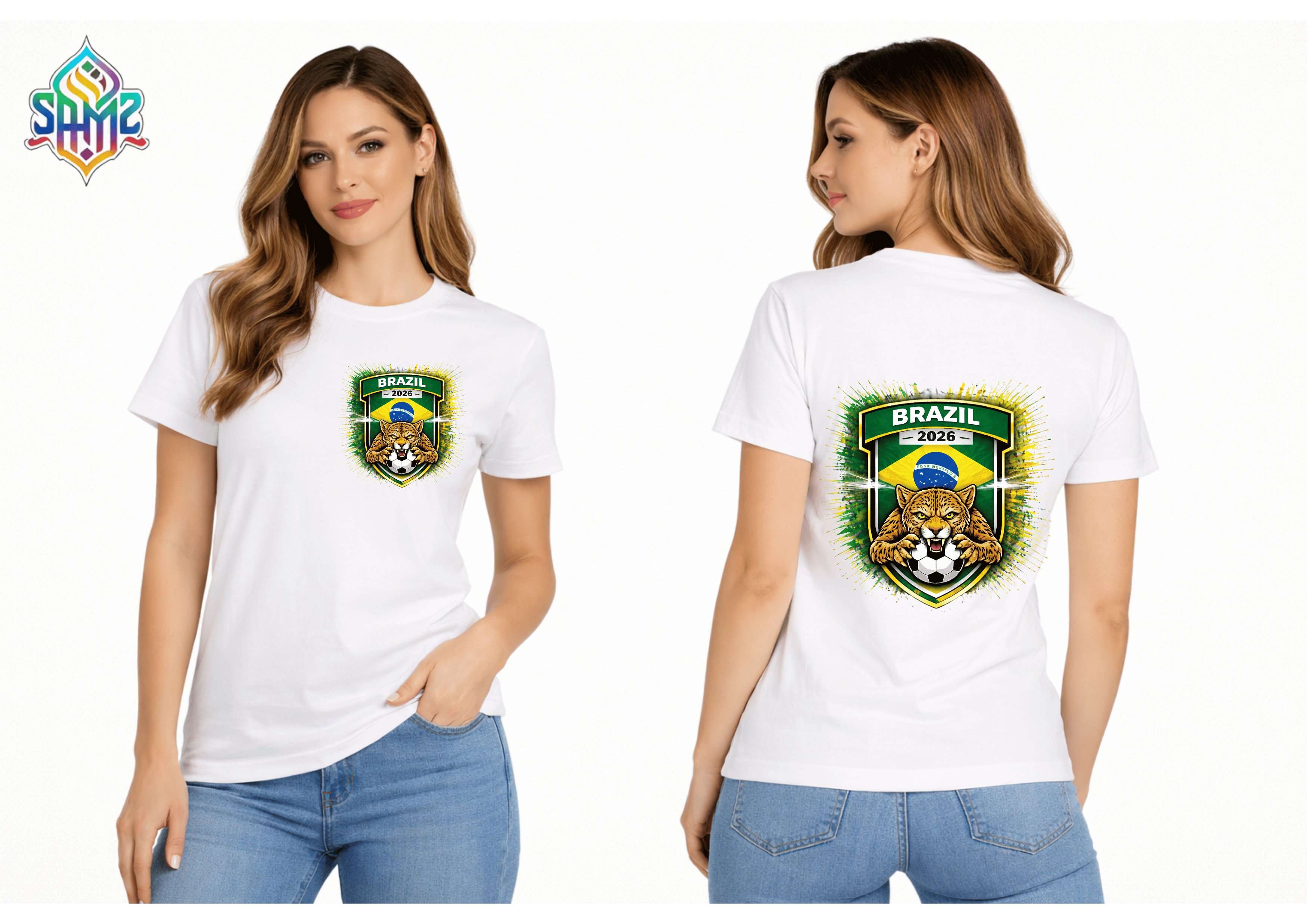 Brazil 2026 – Premium DTF Transfer for FIFA World Cup 2026 Fan Shirts Germany | SAMZ 24