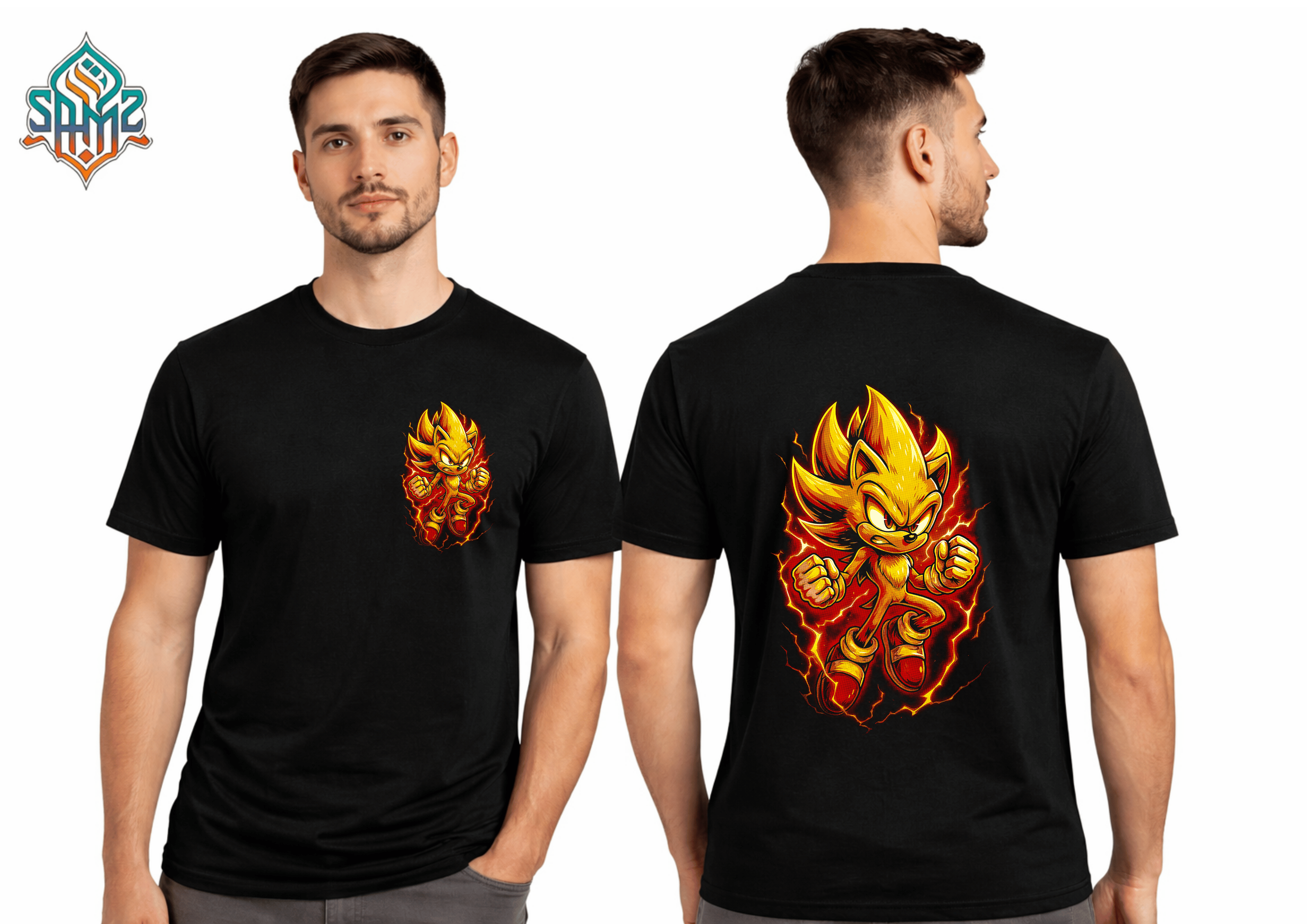 Super Sonic Power Mode – Premium DTF Transfer Print for T-Shirts | Custom Heat Transfer Design Unisex | High Quality Shirt Printing | SAMZ 24