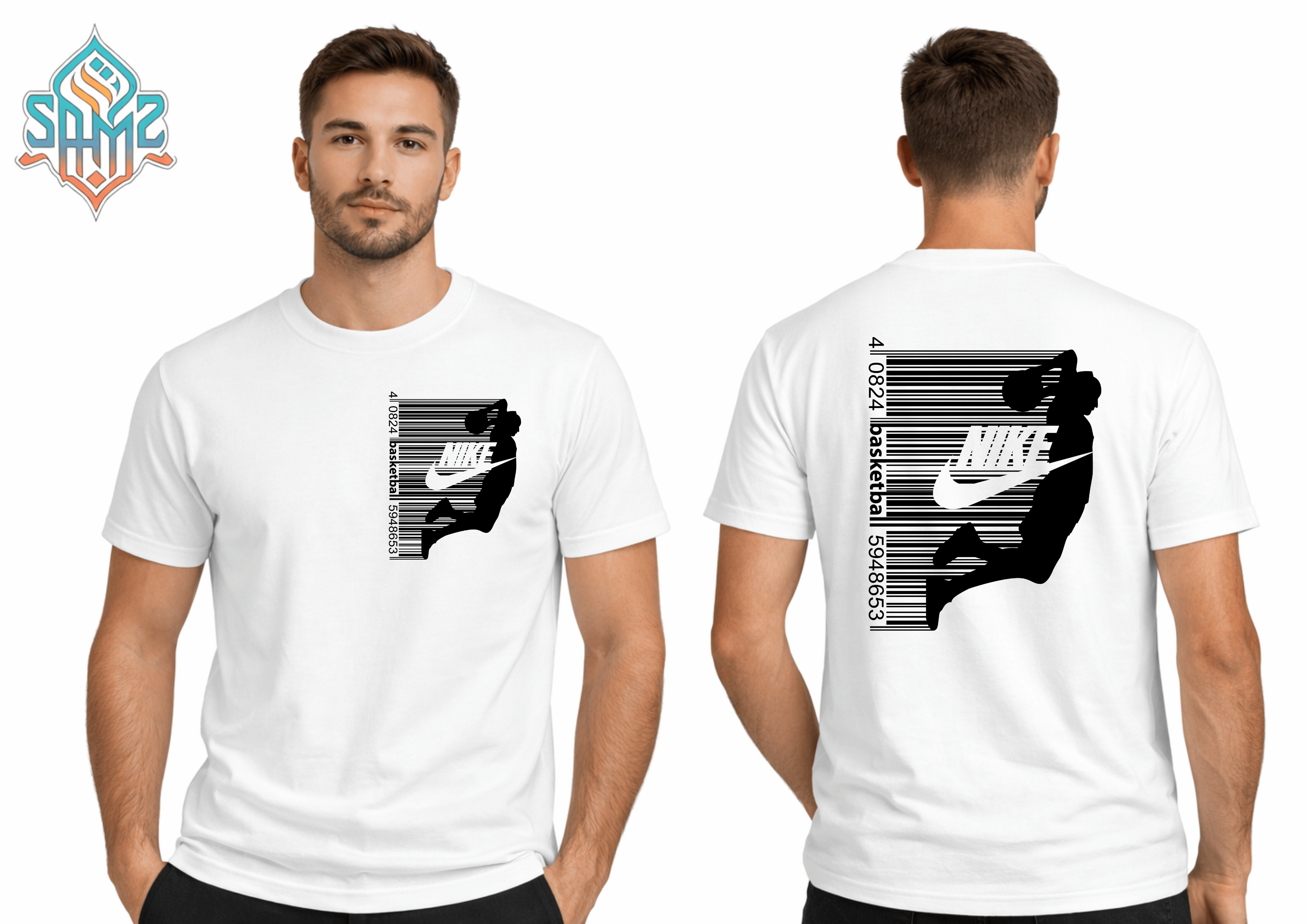 Nike Brush Stroke – Premium DTF Transfer Print for T-Shirts | Custom Heat Transfer Design Unisex | High Quality Shirt Printing | SAMZ 24