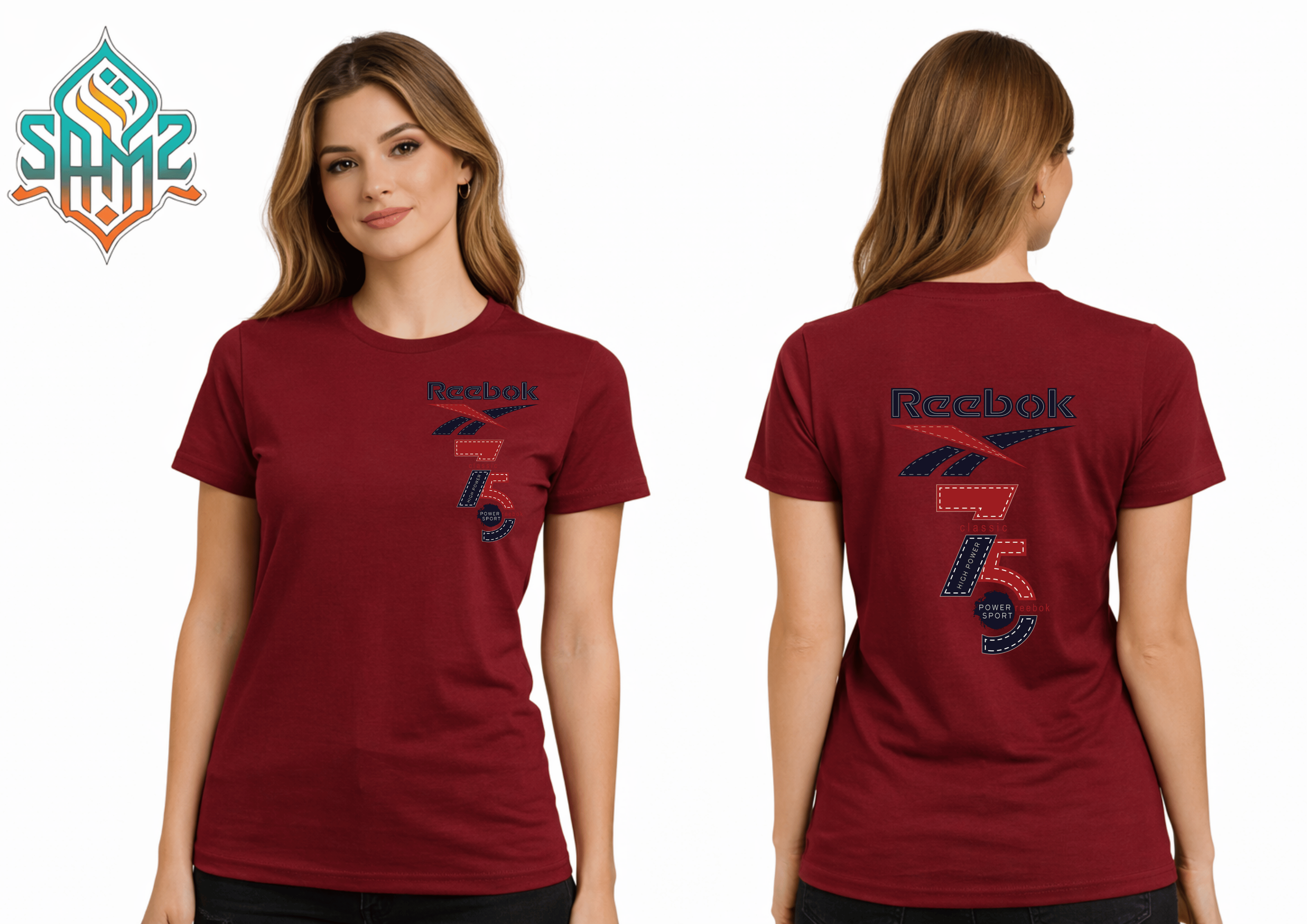 Reebok 75 – Premium DTF Transfer Print for T-Shirts | Custom Heat Transfer Design Unisex | High Quality Shirt Printing | SAMZ 24