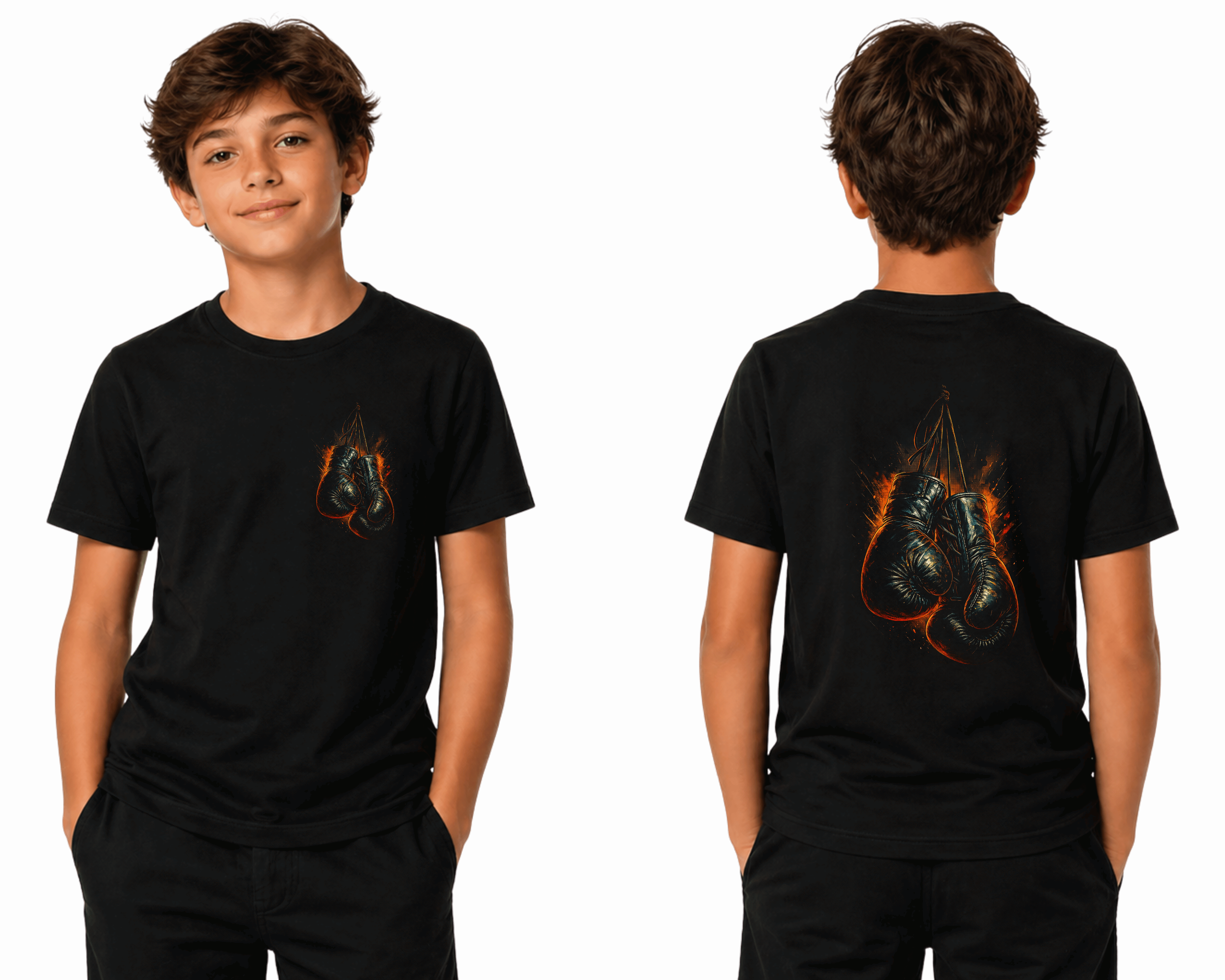 The Boxing Gloves - Premium DTF Transfer Print for T-Shirts | Custom Heat Transfer Design Unisex | High Quality Shirt Printing | SAMZ 24