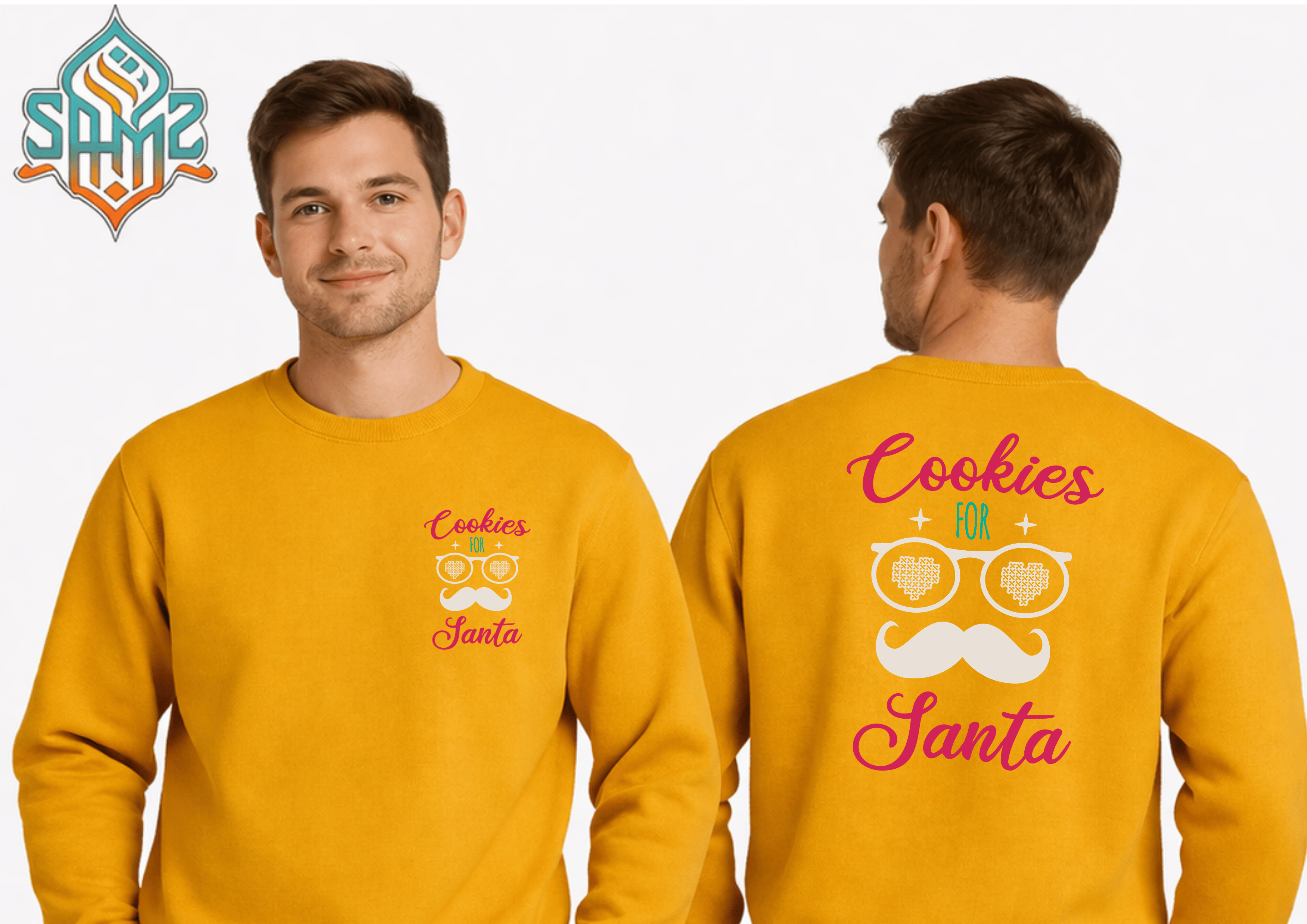 Cookies For Santa  – Premium DTF Transfer Print for T-Shirts | Custom Heat Transfer Unisex | High Quality Shirt Printing | SAMZ 24