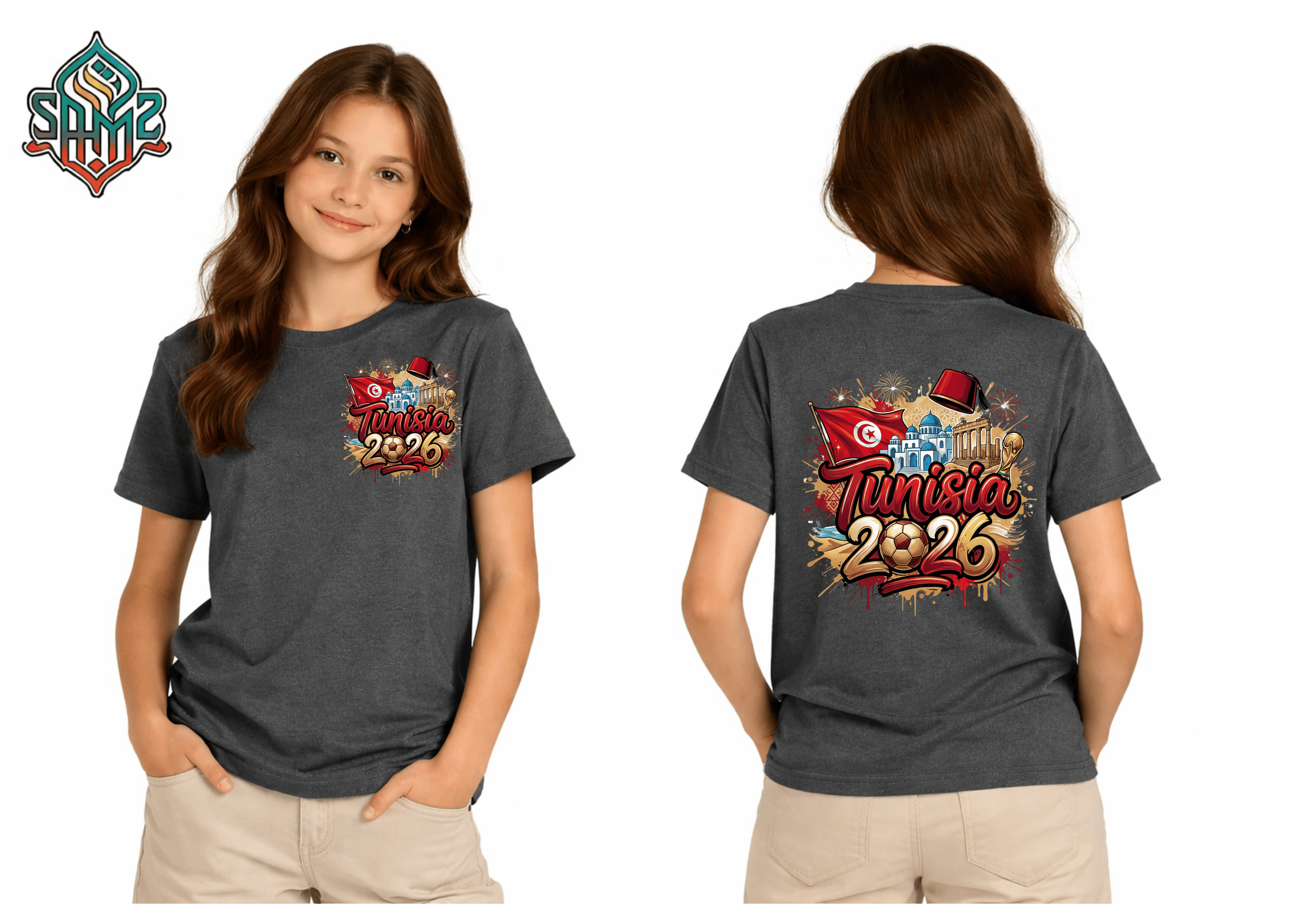 Tunisia 2026 – Premium DTF Transfer for FIFA World Cup 2026 Fan Shirts Germany | SAMZ 24