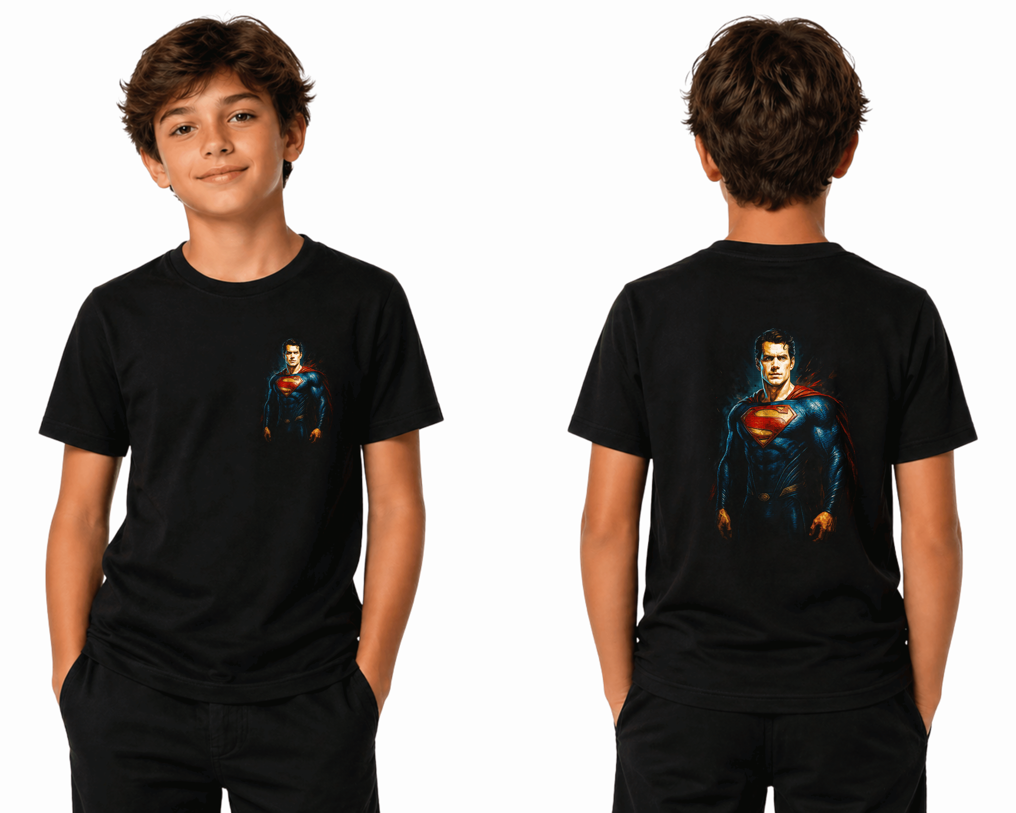 Superman Art - Premium DTF Transfer Print for T-Shirts | Custom Heat Transfer Design Unisex | High Quality Shirt Printing | SAMZ 24
