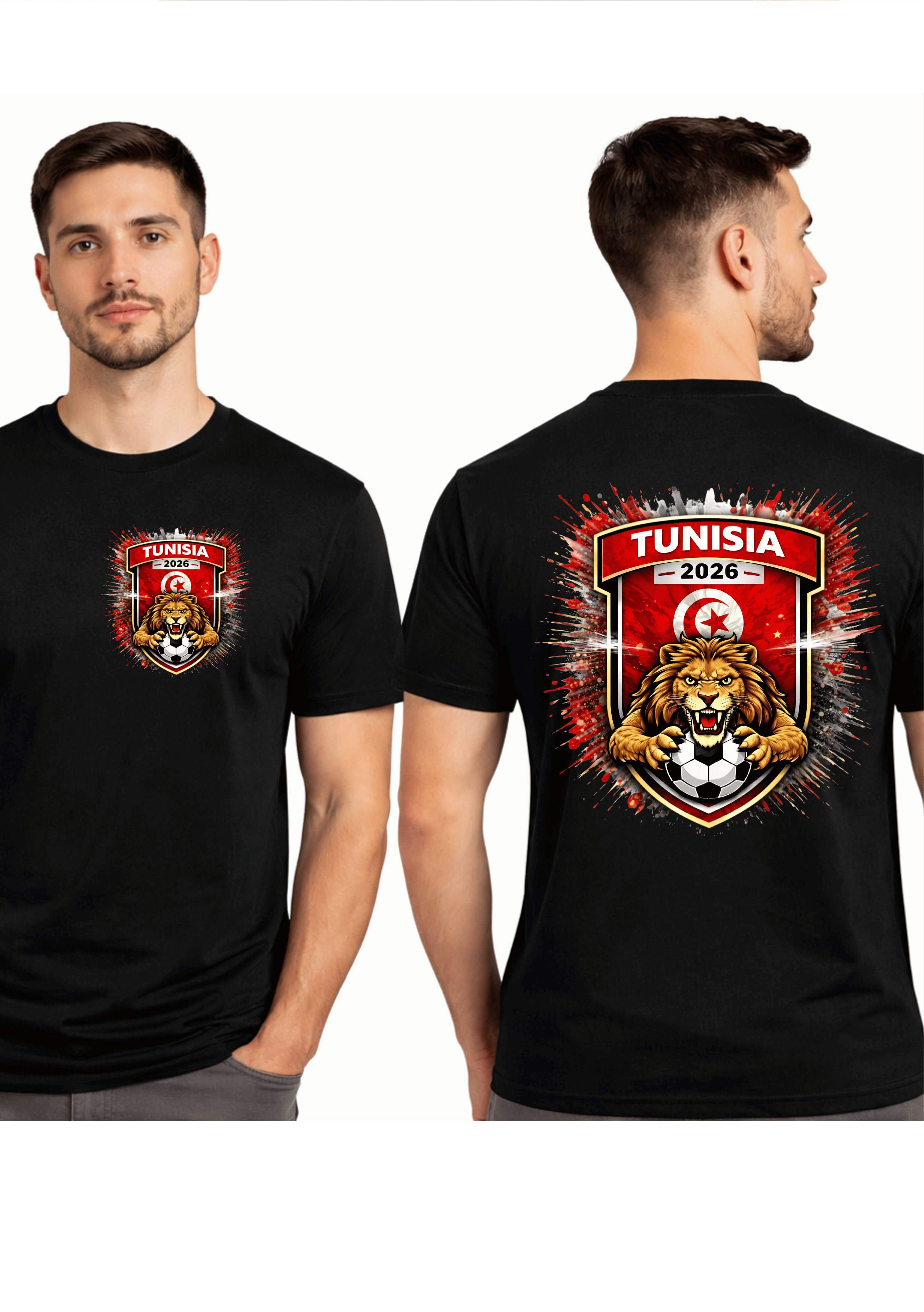 Tunisia 2026 – Premium DTF Transfer for FIFA World Cup 2026 Fan Shirts Germany | SAMZ 24