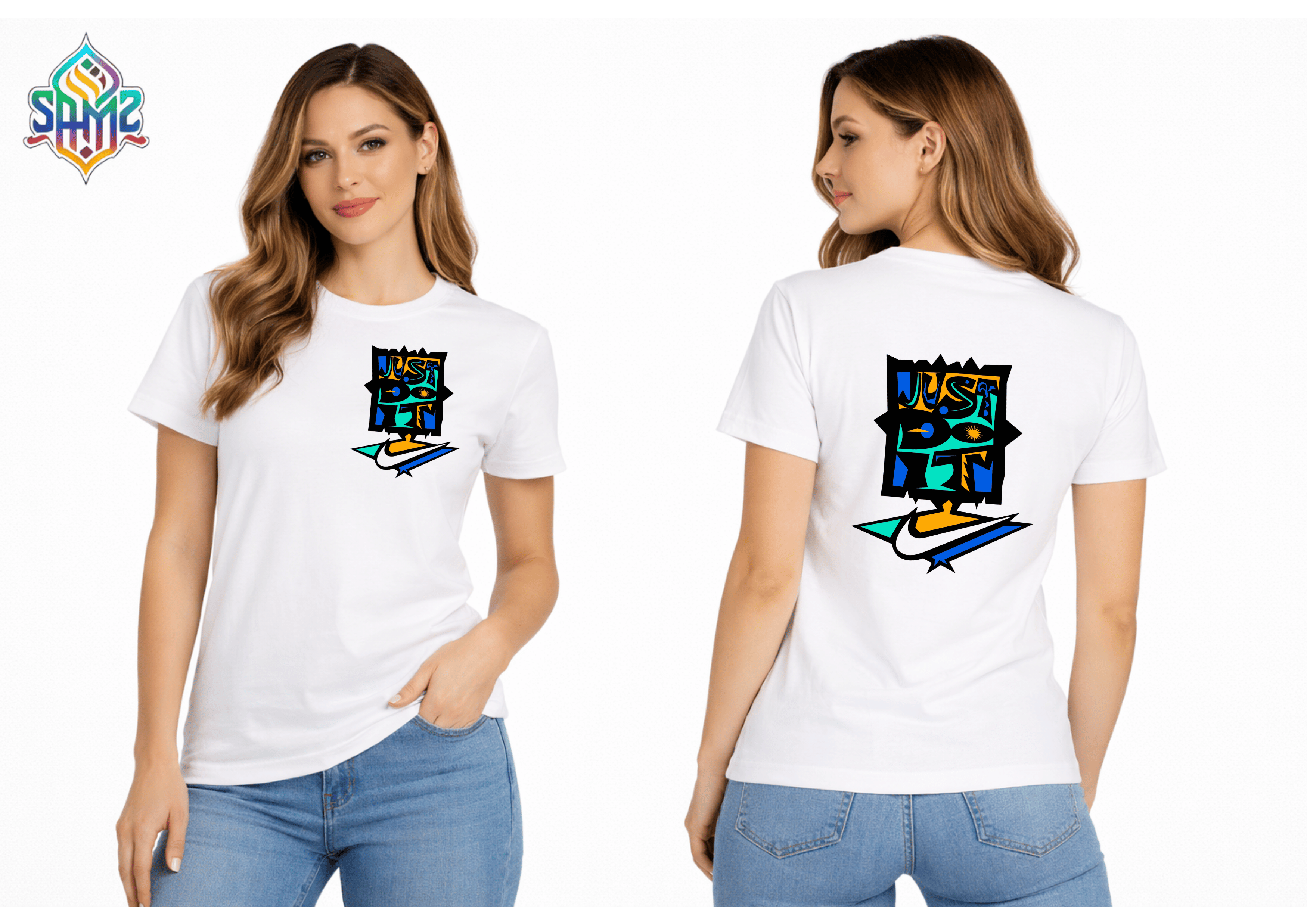 Just Do It Nike Design – Premium DTF Transfer Print for T-Shirts | Custom Heat Transfer Design for Men Women Kids | High Quality Graphic Shirt Printing | SAMZ 24